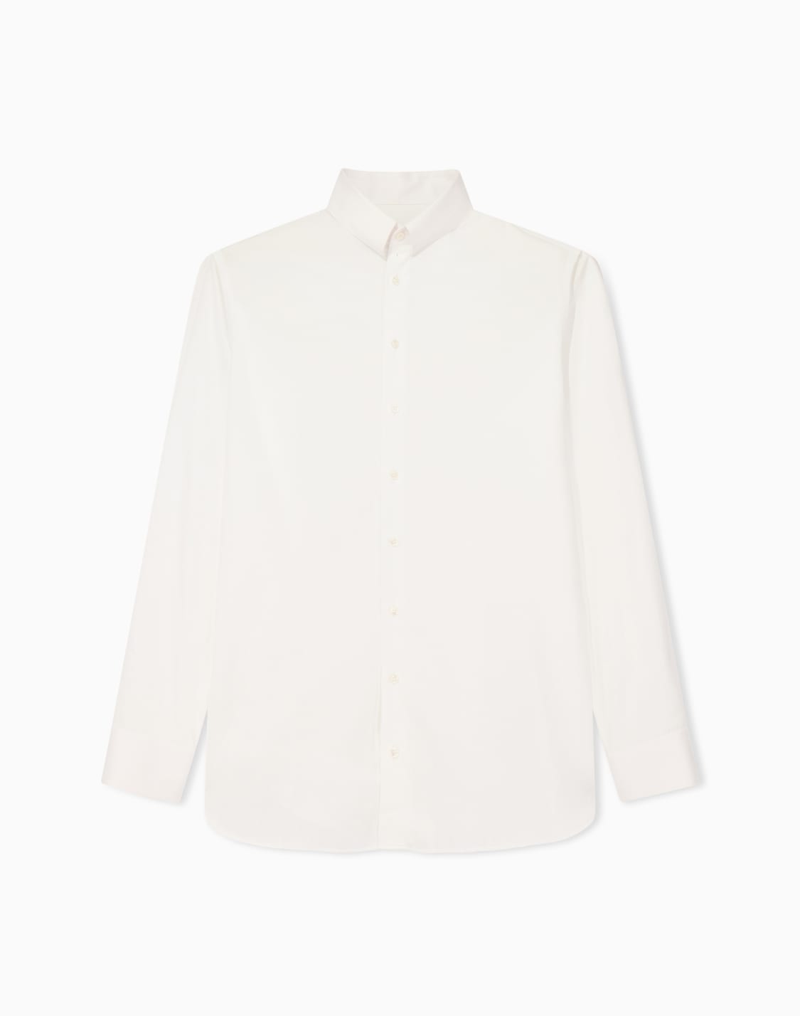 シャツ-ラグジュアリコットンツイル製-ホワイト--giorgio-armani