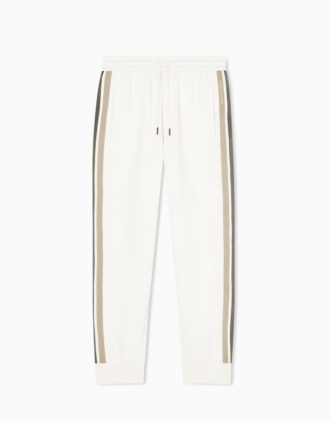 structured-sweatpants-in-stretch-bonded-cotton-white--armani-exchange