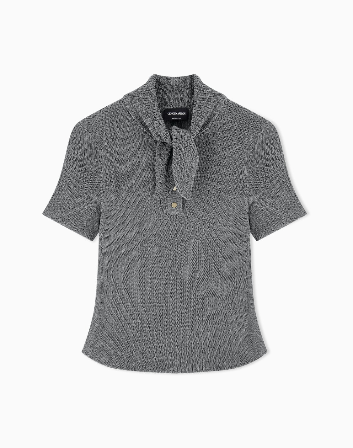 short-sleeved-polo-shirt-in-cotton-blend-interlock-grey--giorgio-armani