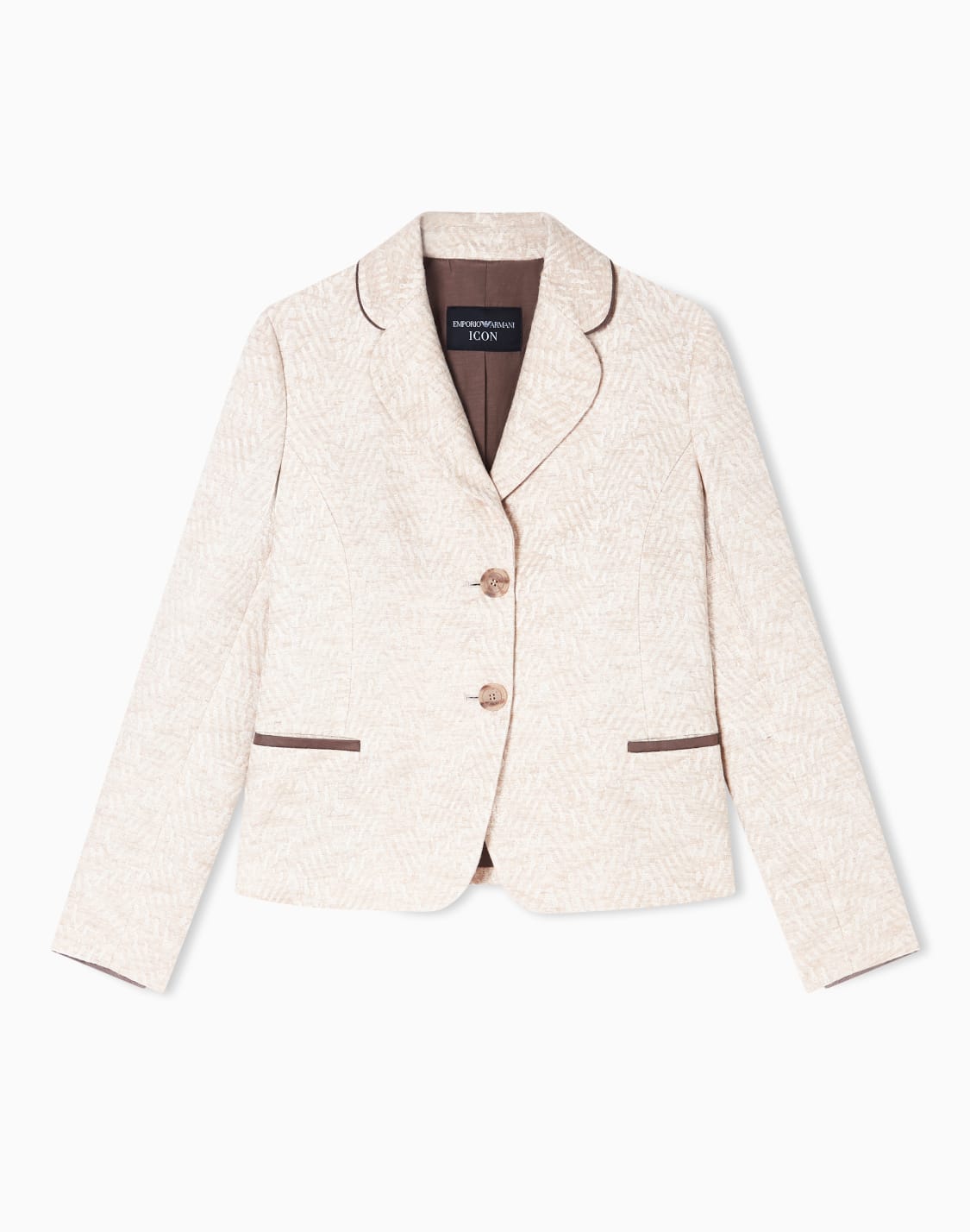 icon-jacket-in-a-jacquard-wool-blend-with-an-embossed-pattern-beige--emporio-armani