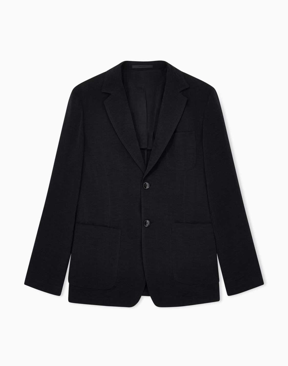single-breasted-jacket-in-jacquard-cupro-black--giorgio-armani