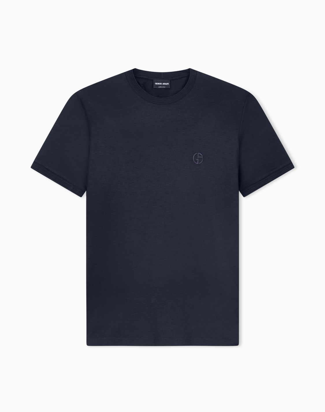 オバサイズtシャツ-シルクリネンコットン-ネイビブル--giorgio-armani