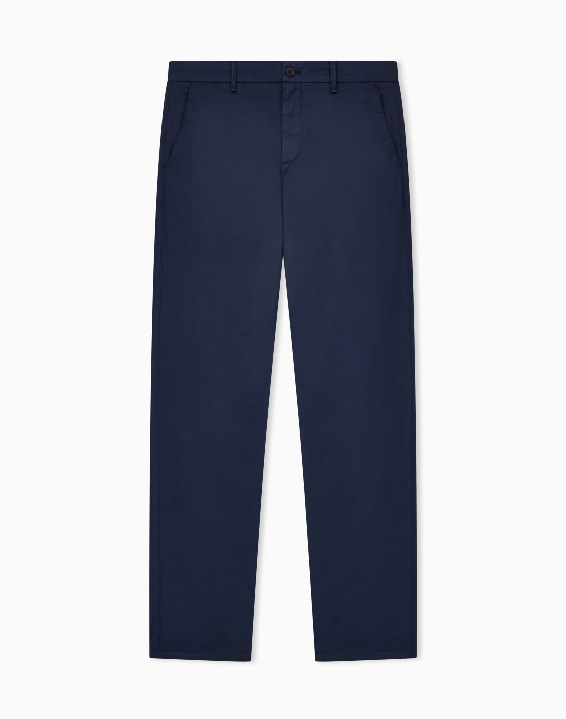 pantalon-sans-pince-en-gabardine-de-coton-stretch-bleu--giorgio-armani