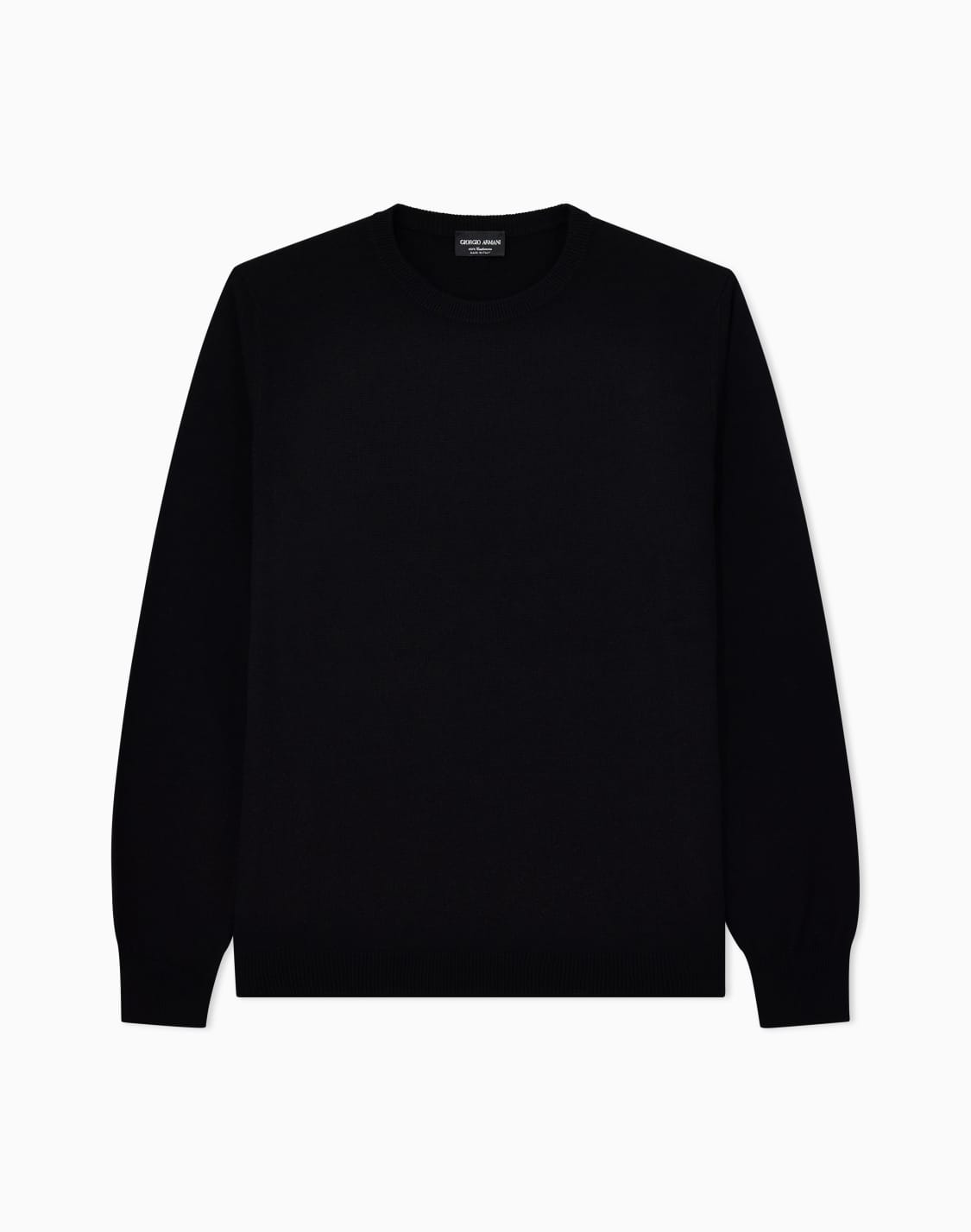 jersey-de-cuello-redondo-de-cachemir-negro--giorgio-armani