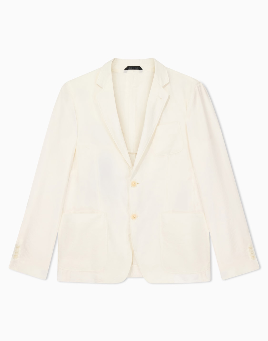 veste-simple-boutonnage-gamme-upton-en-serg-de-mlange-de-soie-blanc--giorgio-armani