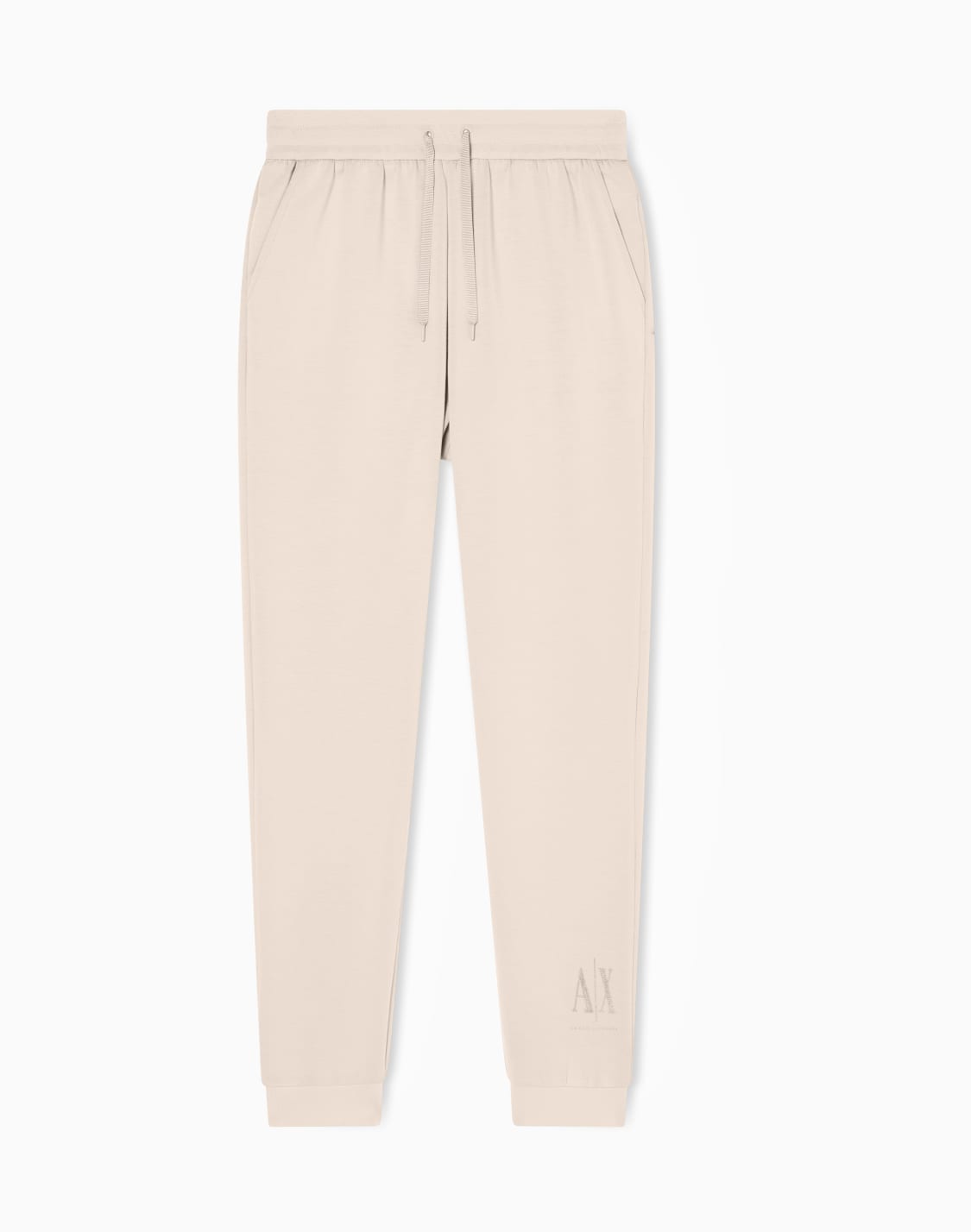 jogginghose-mit-ton-in-ton-logo-beige--armani-exchange