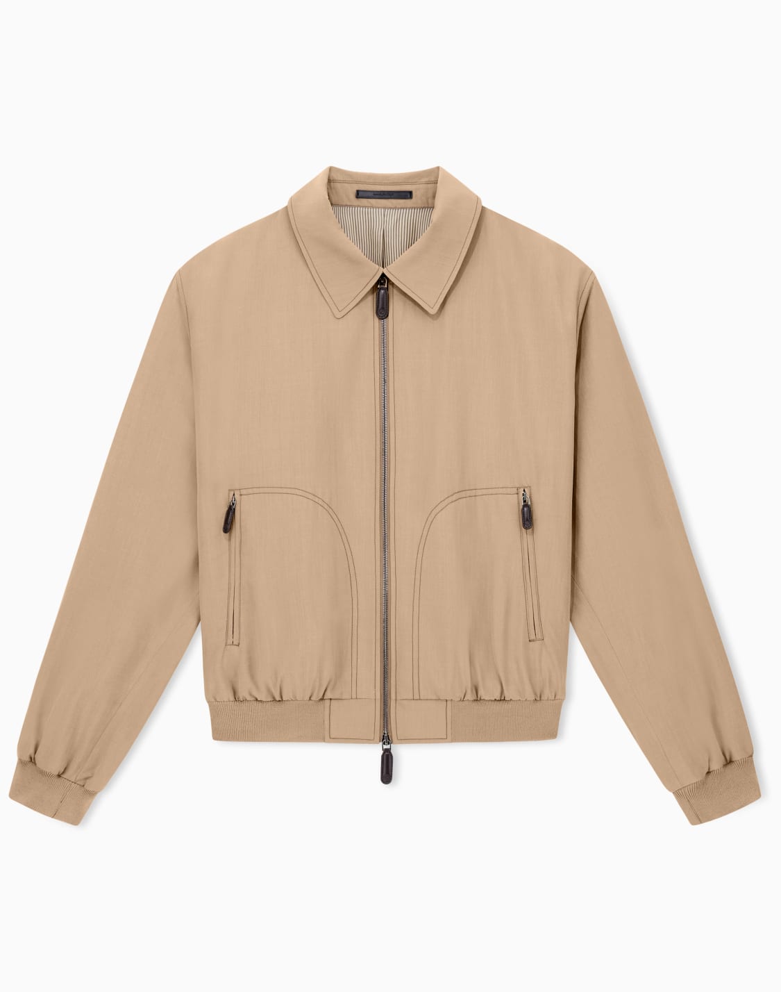 silk-and-linen-poplin-blouson-camel--giorgio-armani