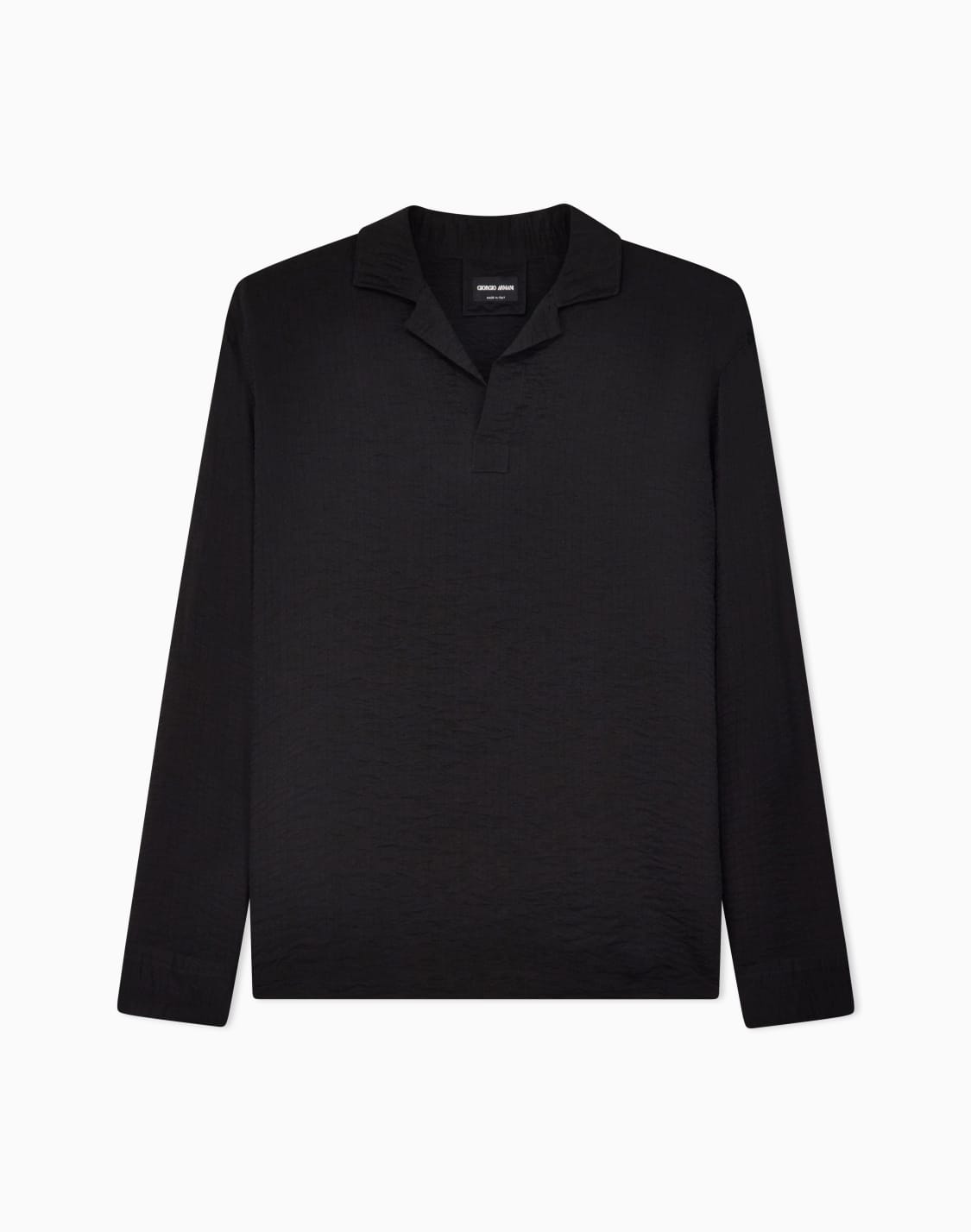 cupro-poloshirt-in-jacquard-stoff-verarbeitung-schwarz--giorgio-armani
