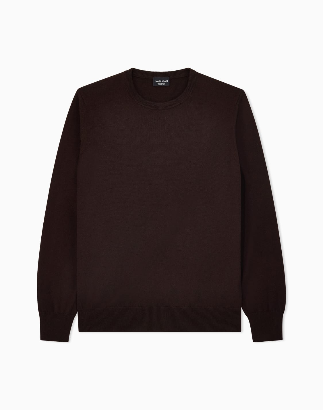 クルネックセタ-カシミア-ブラウン--giorgio-armani