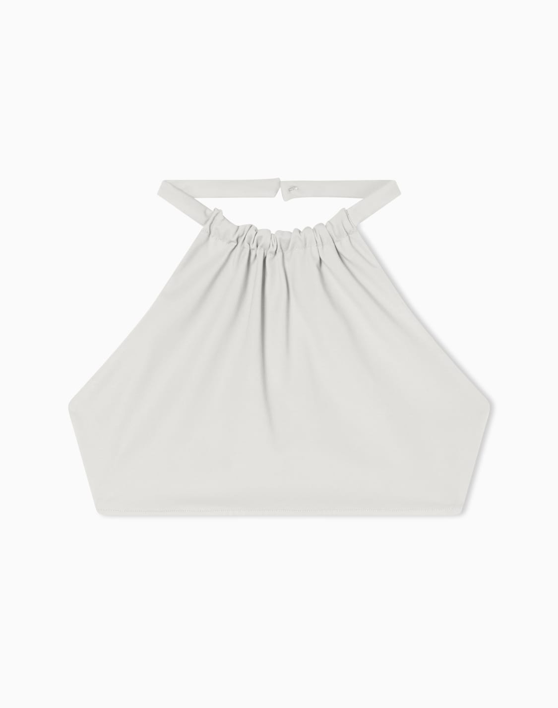 cropped-top-in-scuba-fabric-beige--armani-exchange