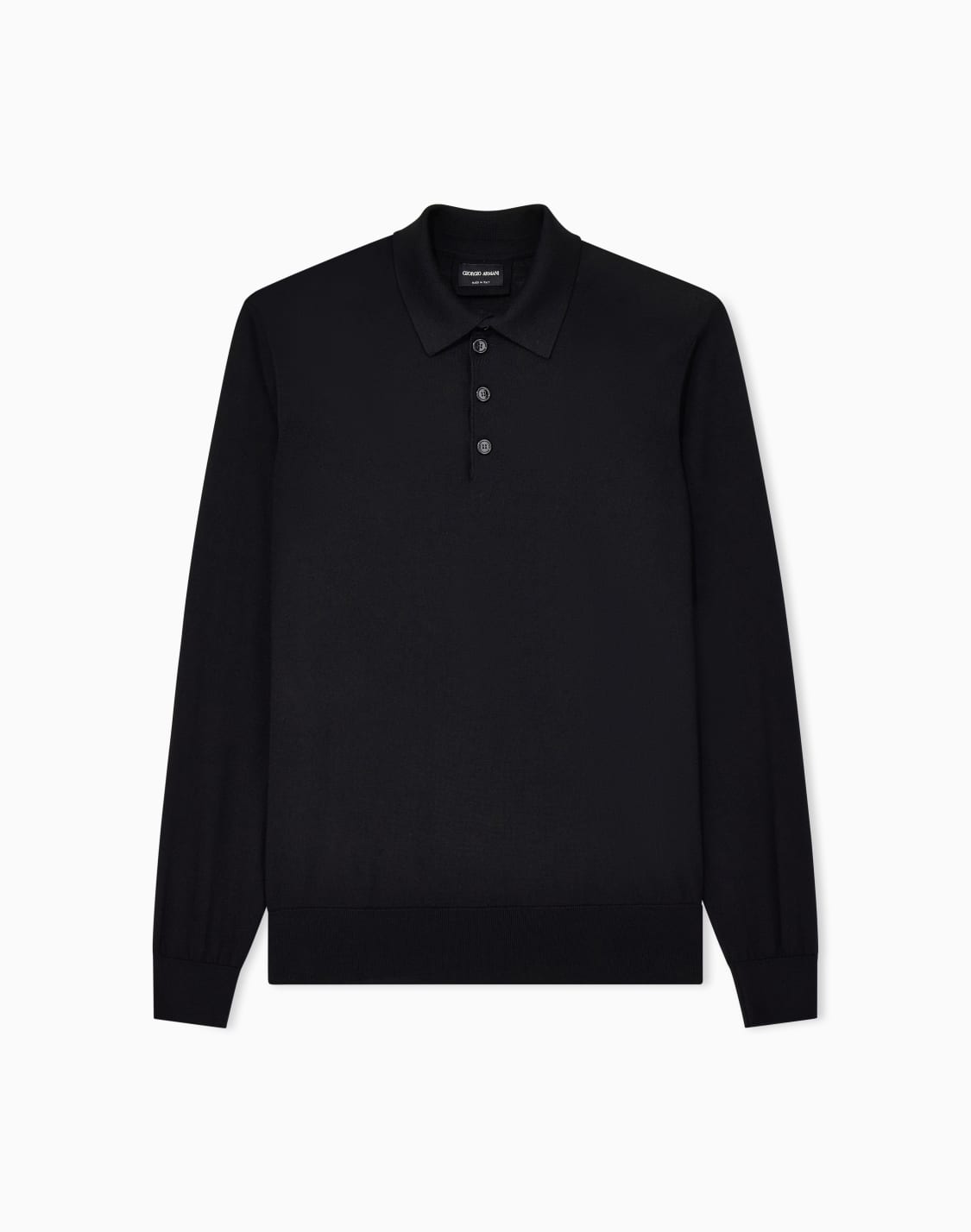 long-sleeved-polo-shirt-in-virgin-wool-black--giorgio-armani