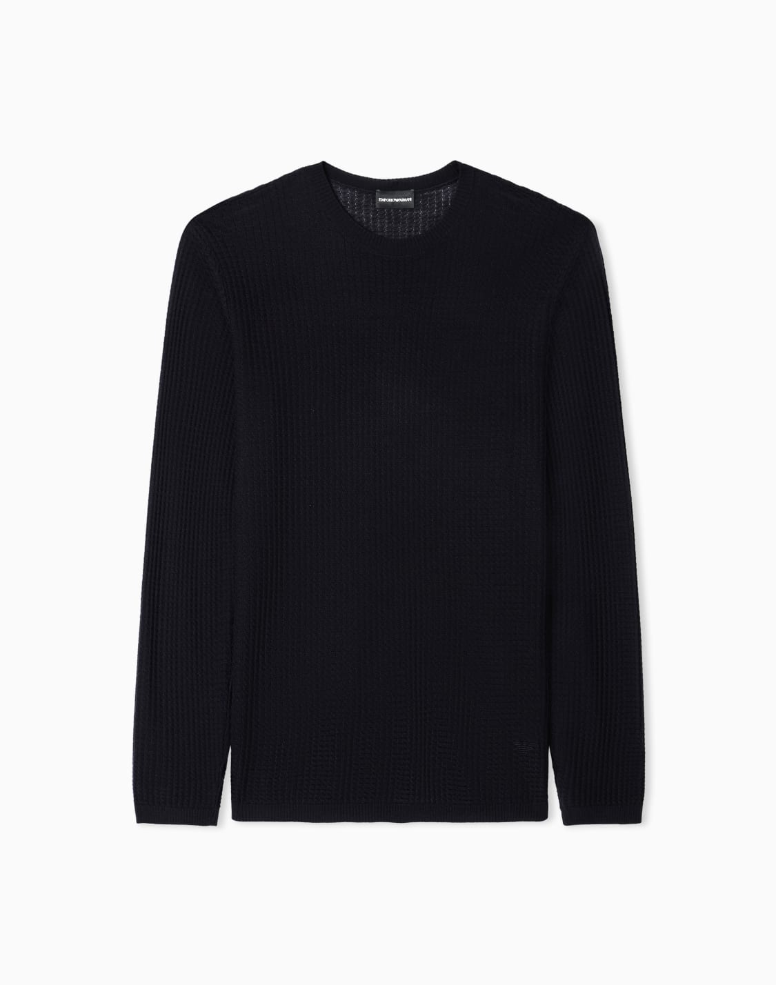 lyocell-blend-jumper-in-a-tuck-stitch-navy-blue--emporio-armani