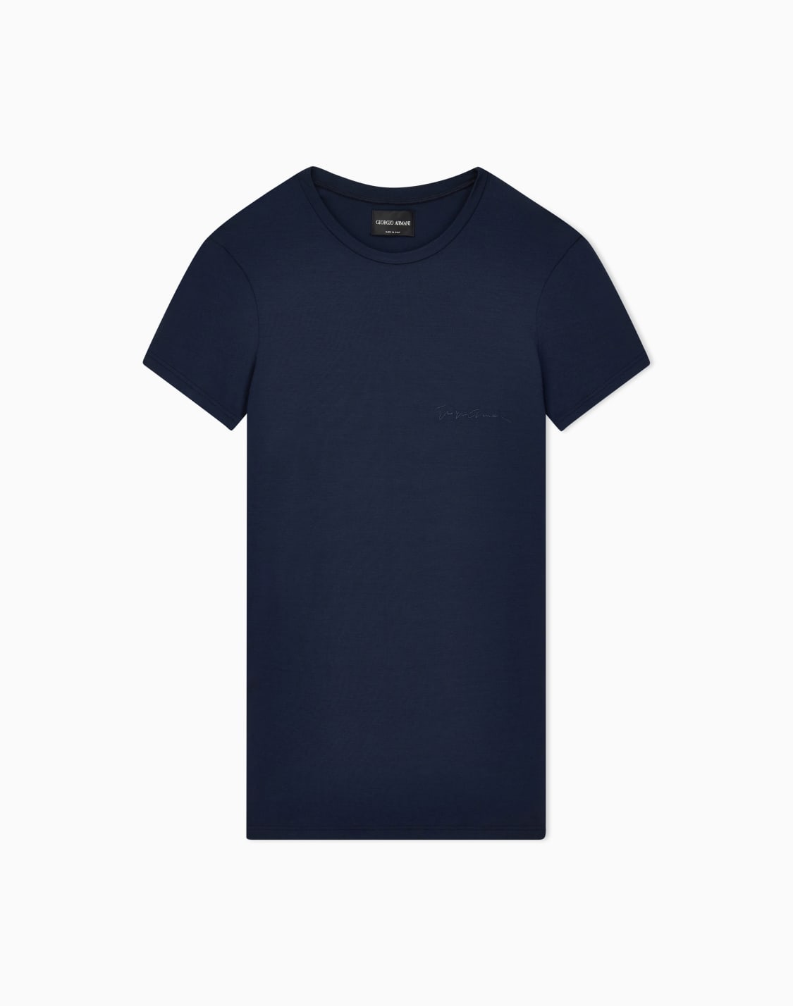 short-sleeved-loungewear-jumper-in-stretch-modal-blue--giorgio-armani
