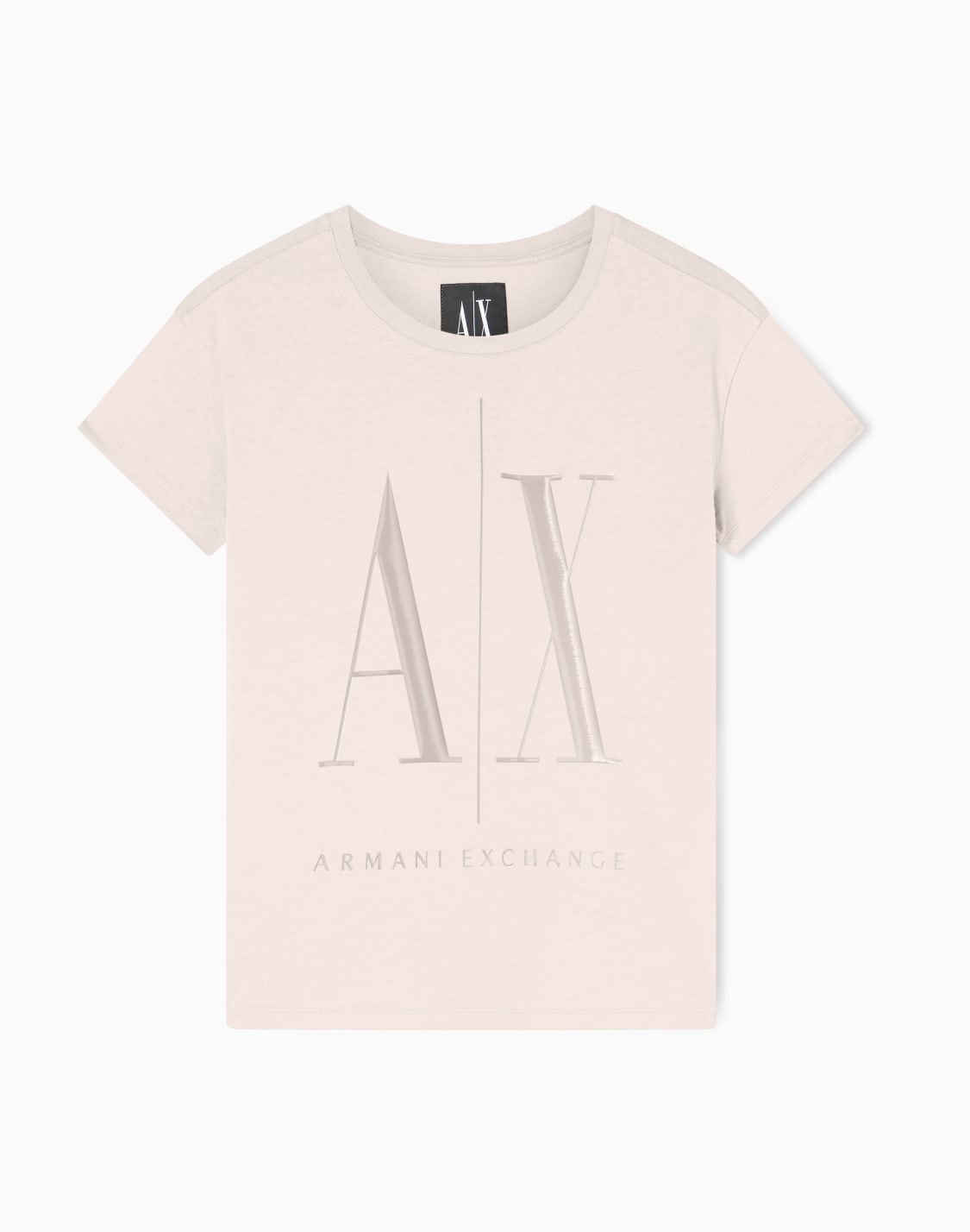 t-shirt-coupe-dcontracte-en-jersey-de-coton-beige--armani-exchange