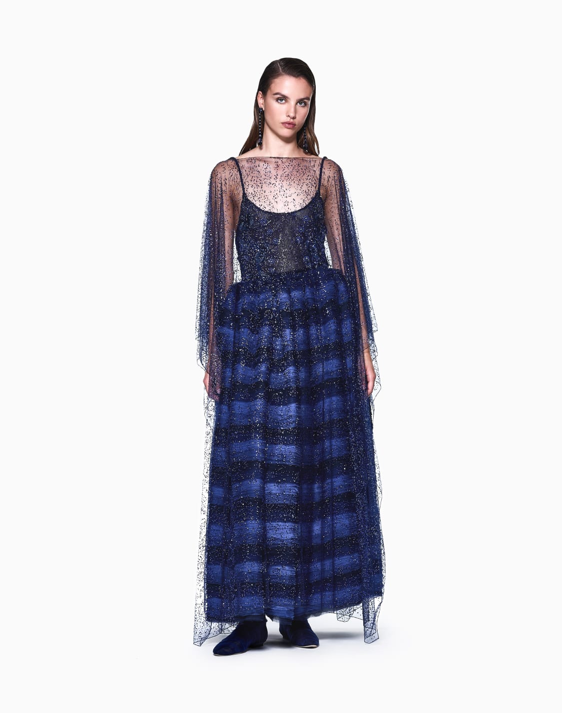 long-tulle-and-rhinestone-poncho-blue--giorgio-armani