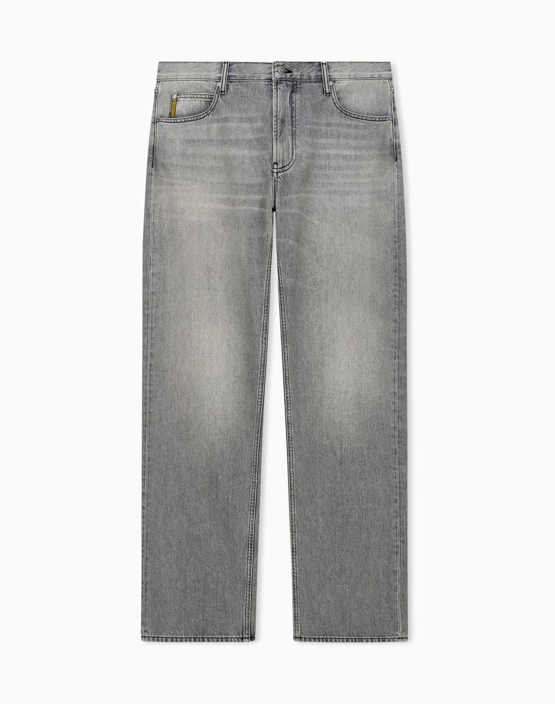 five-pocket-jeans-in-faded-cotton-denim-with-regular-fit-grey--emporio-armani
