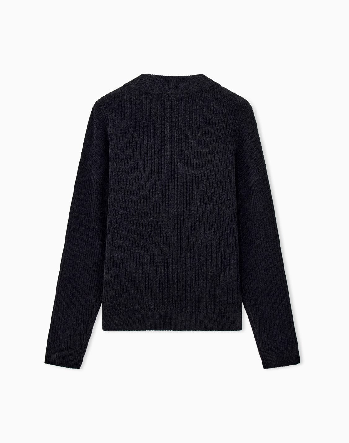 ribbed-chenille-sweater-with-signature-capsule-logo-black--emporio-armani