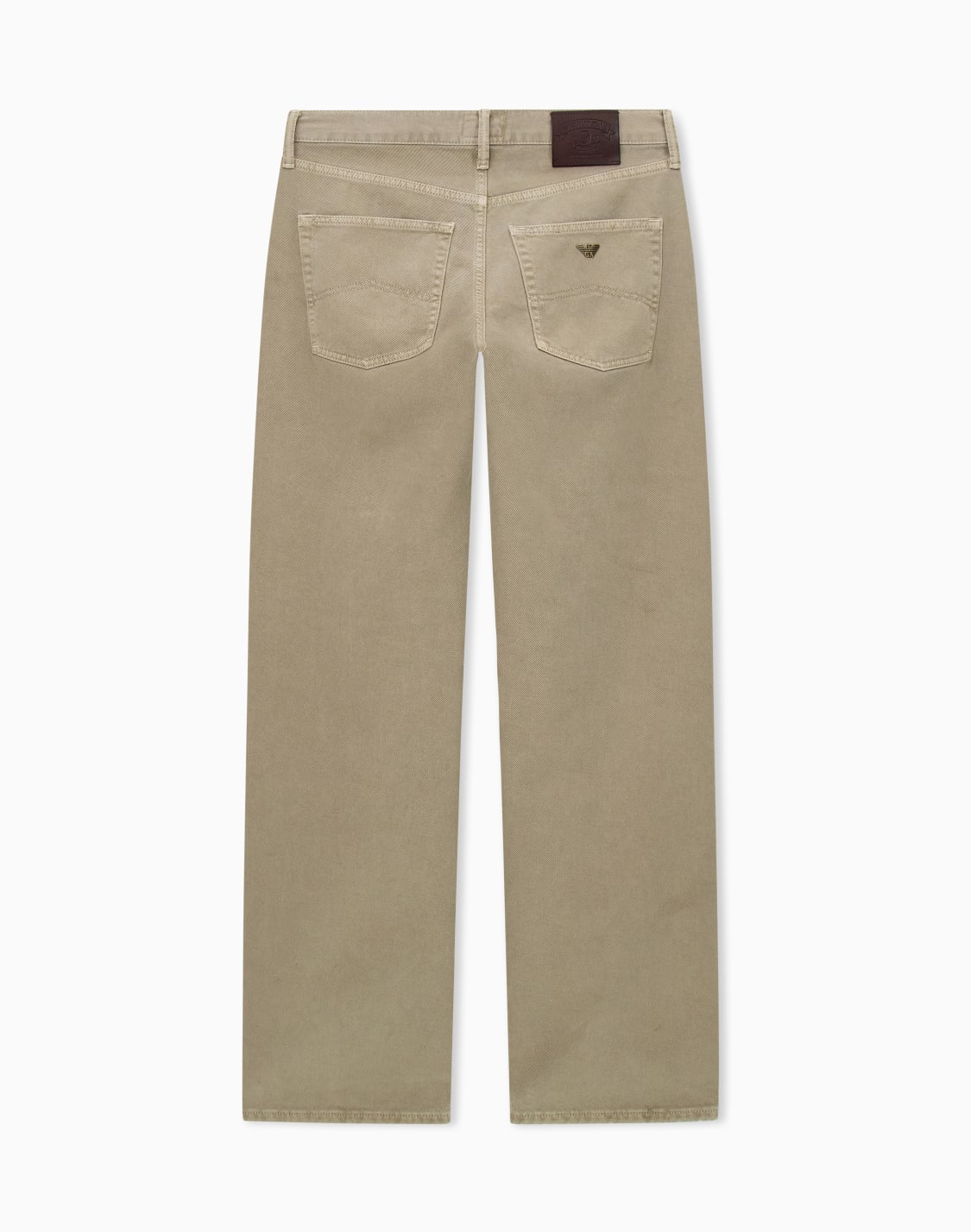 5-pocket-trousers-regular-fit-in-garment-dyed-brushed-cotton-beige--emporio-armani