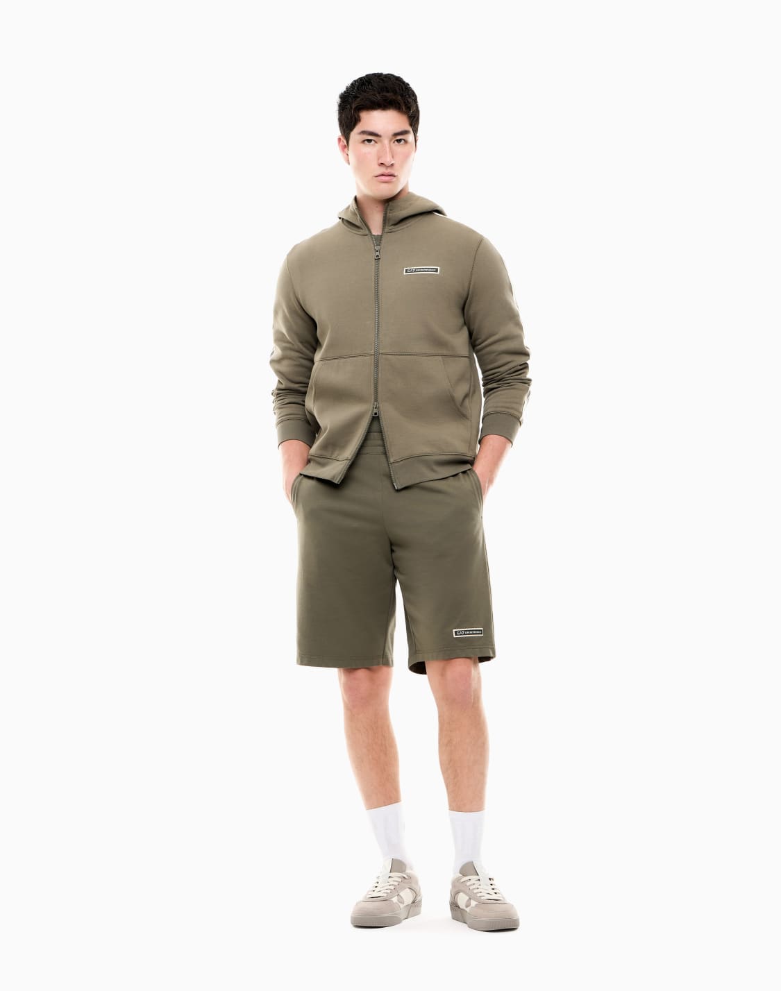bermudas-logo-series-de-algodn-con-bandas-laterales-verde--ea7