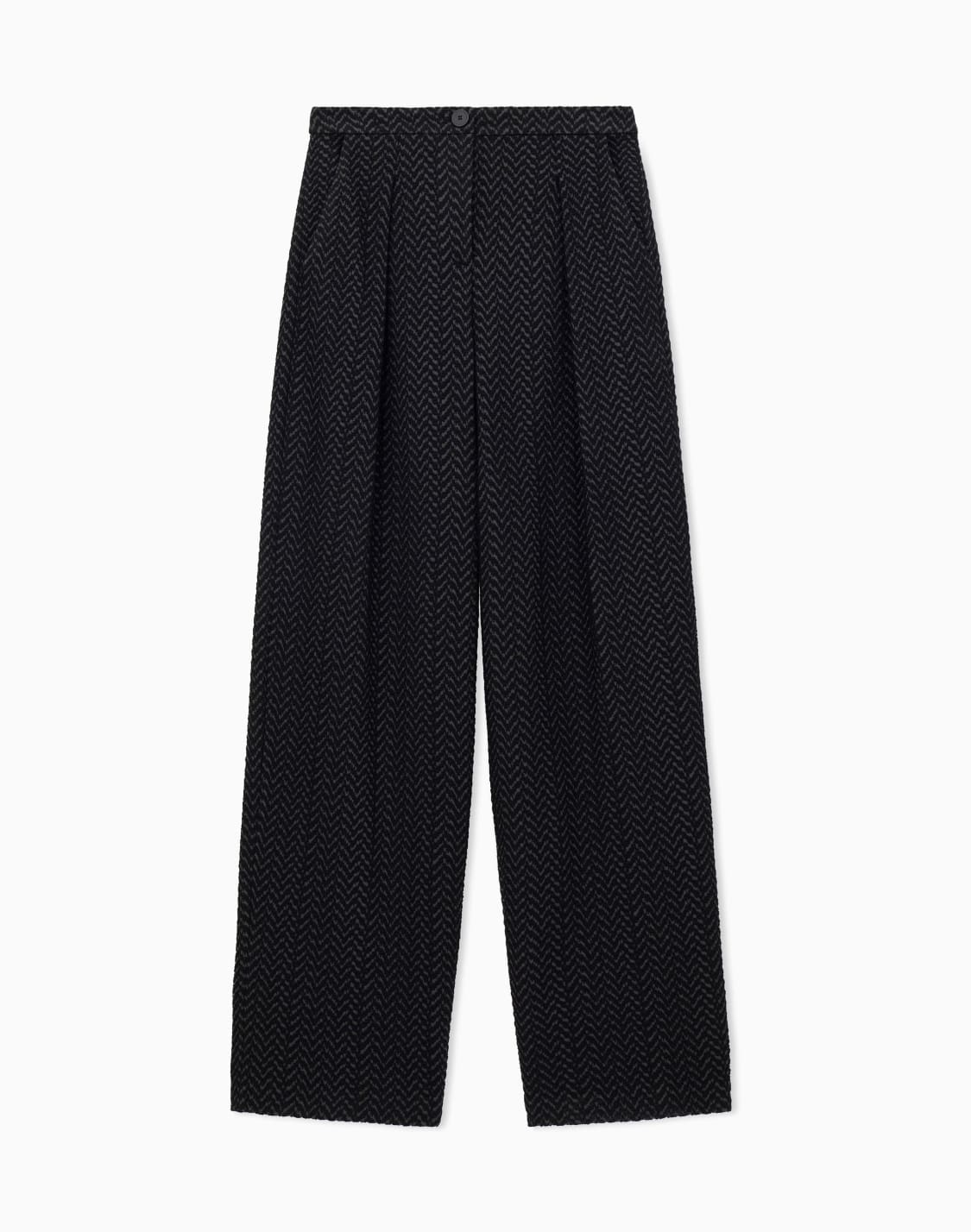 wide-leg-pleated-trousers-in-tubular-chevron-jersey-black--emporio-armani