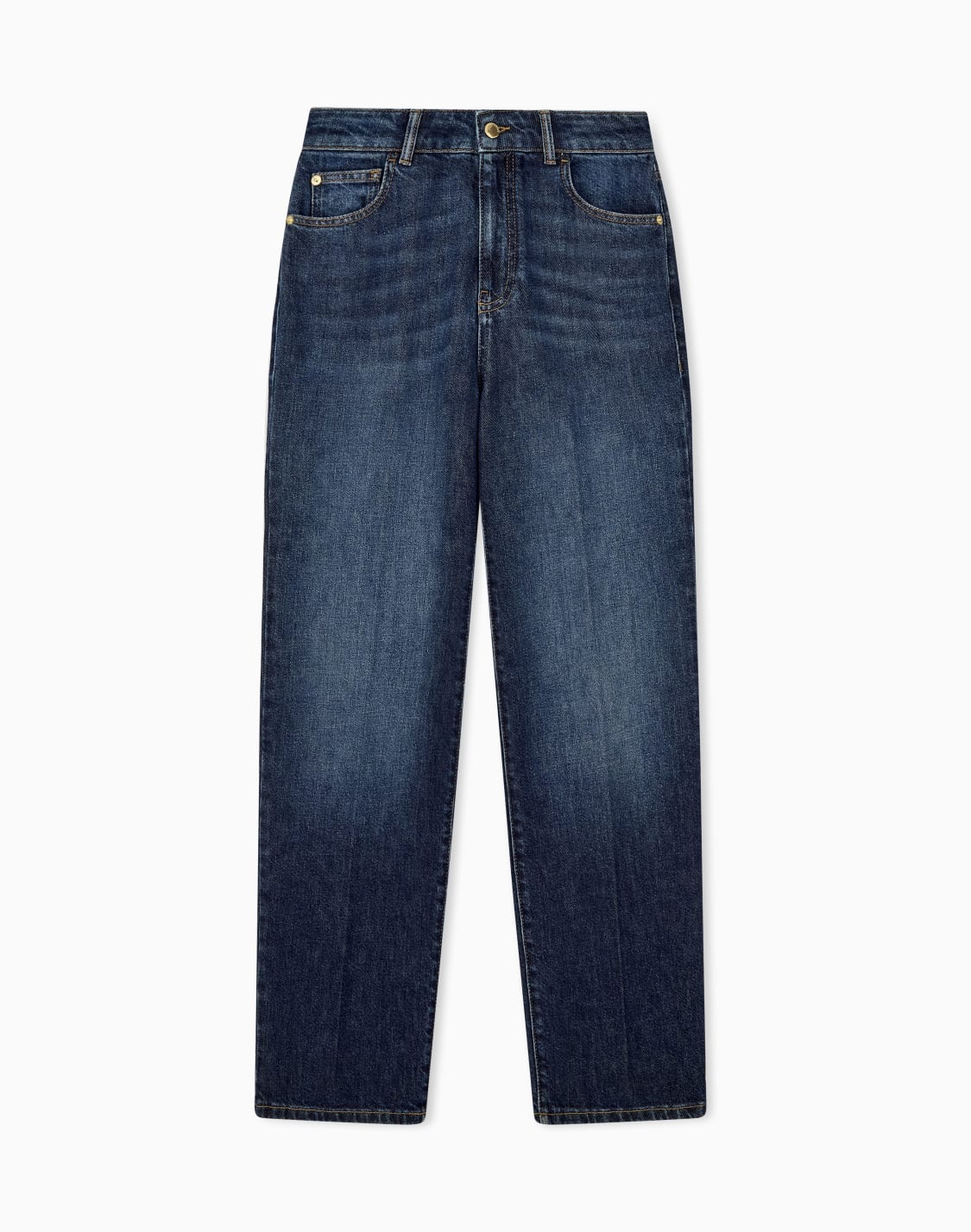 vaqueros-rectos-de-cinco-bolsillos-con-efecto-desgastado-azul--emporio-armani