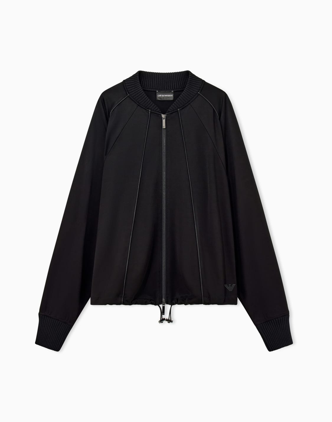 punto-milano-jersey-blouson-jacket-with-drawstring-hem-black--emporio-armani