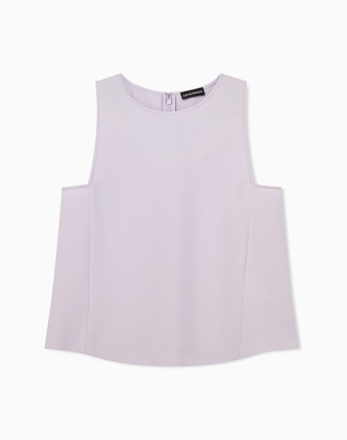 top-sin-mangas-con-cuello-redondo-y-cremallera-trasera-morado--emporio-armani