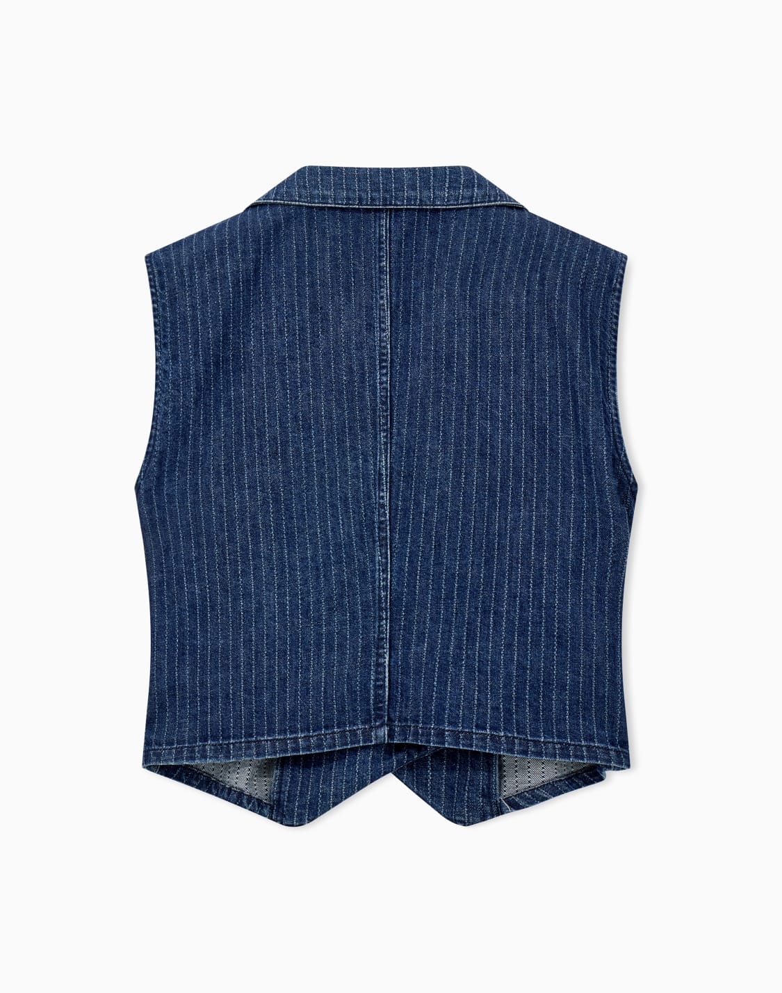 pinstriped-denim-wrap-waistcoat-with-lapels-and-a-side-tie-blue--emporio-armani