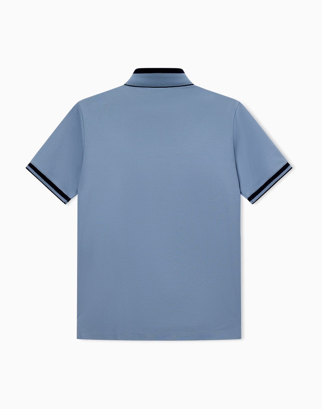 polo-shirt-with-regular-fit-in-cotton-pique-light-blue--emporio-armani