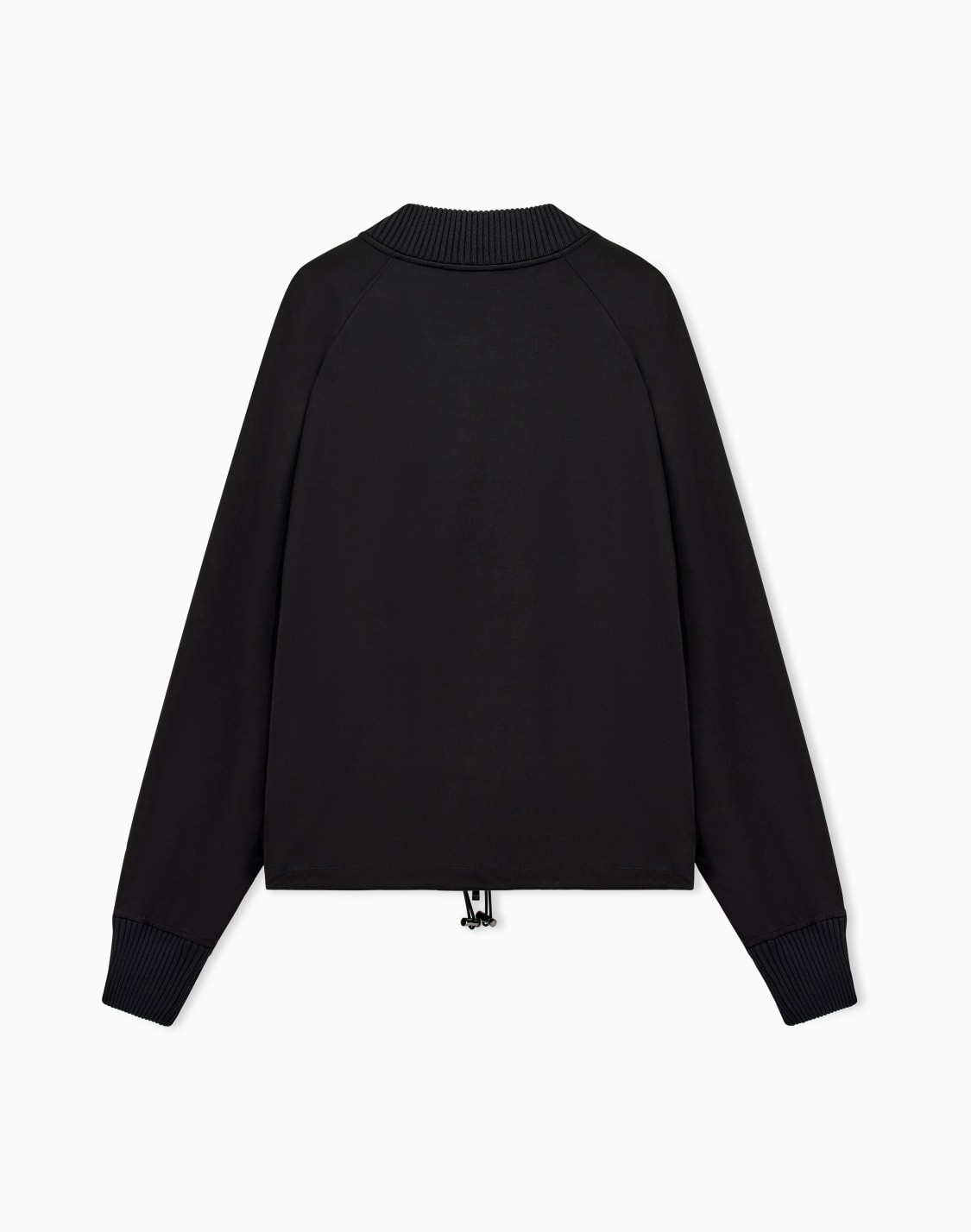 punto-milano-jersey-blouson-jacket-with-drawstring-hem-black--emporio-armani