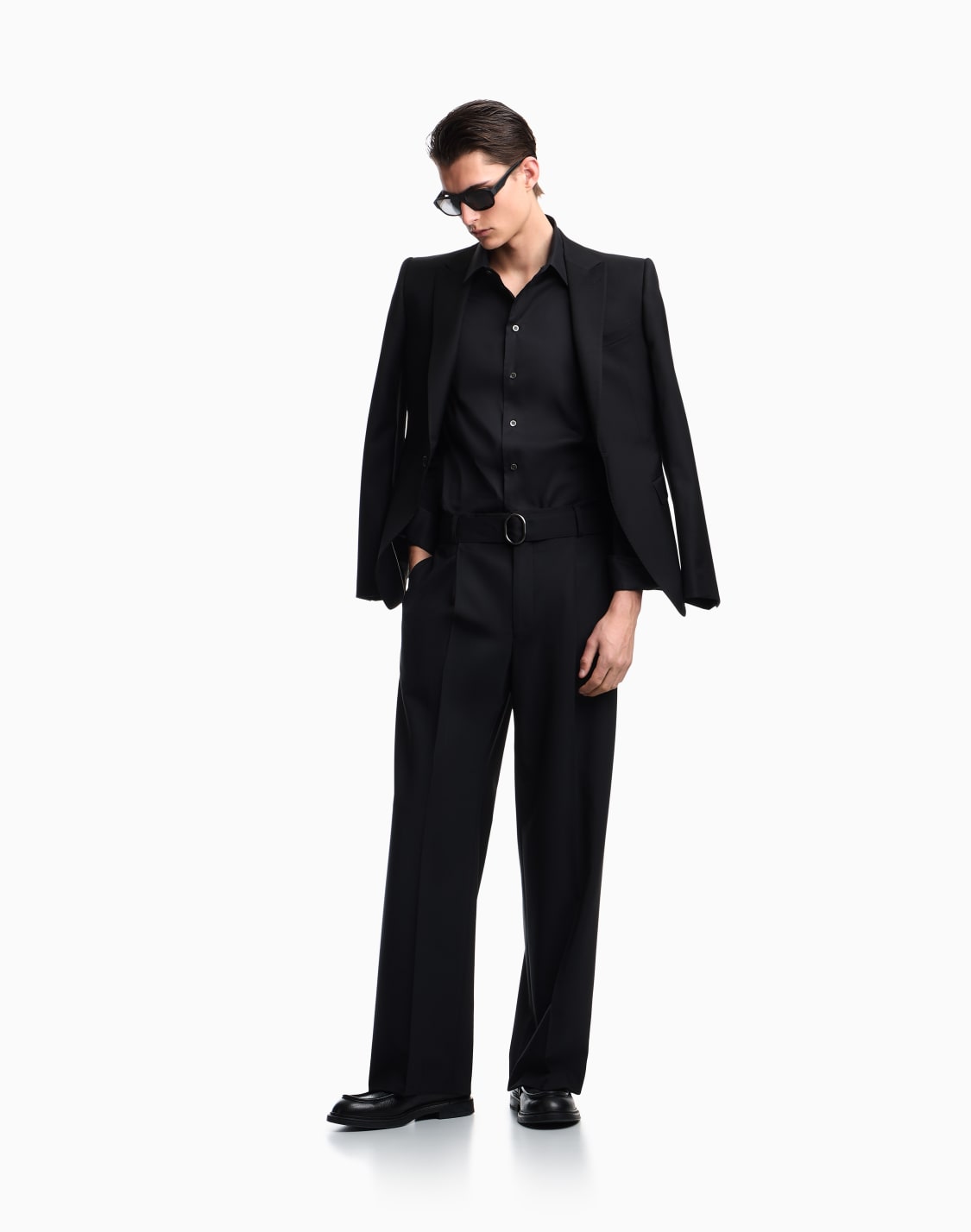 technical-stretch-cotton-shirt-black--emporio-armani