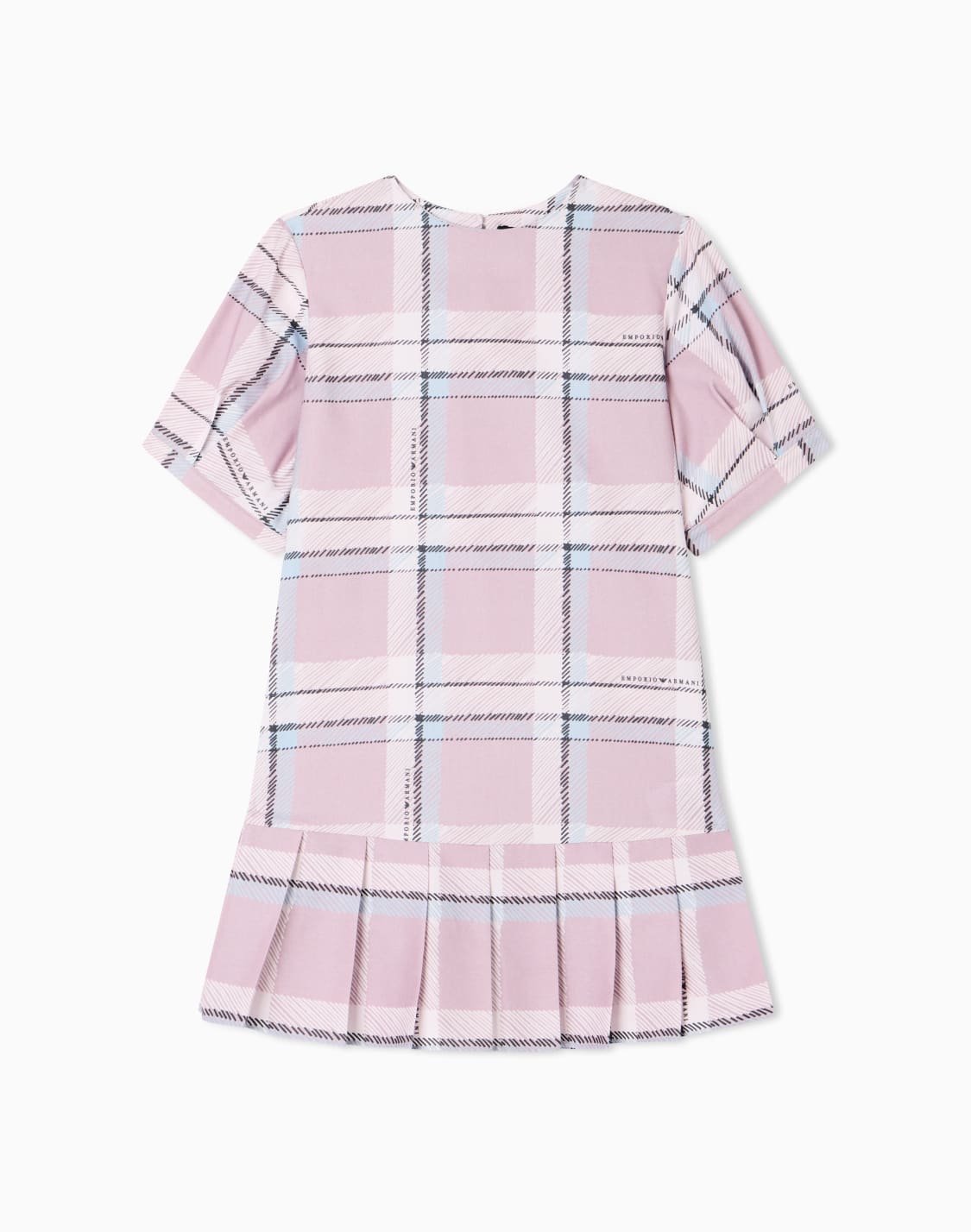 printed-plaid-cotton-and-viscose-dress-with-pleated-hem-pink--emporio-armani
