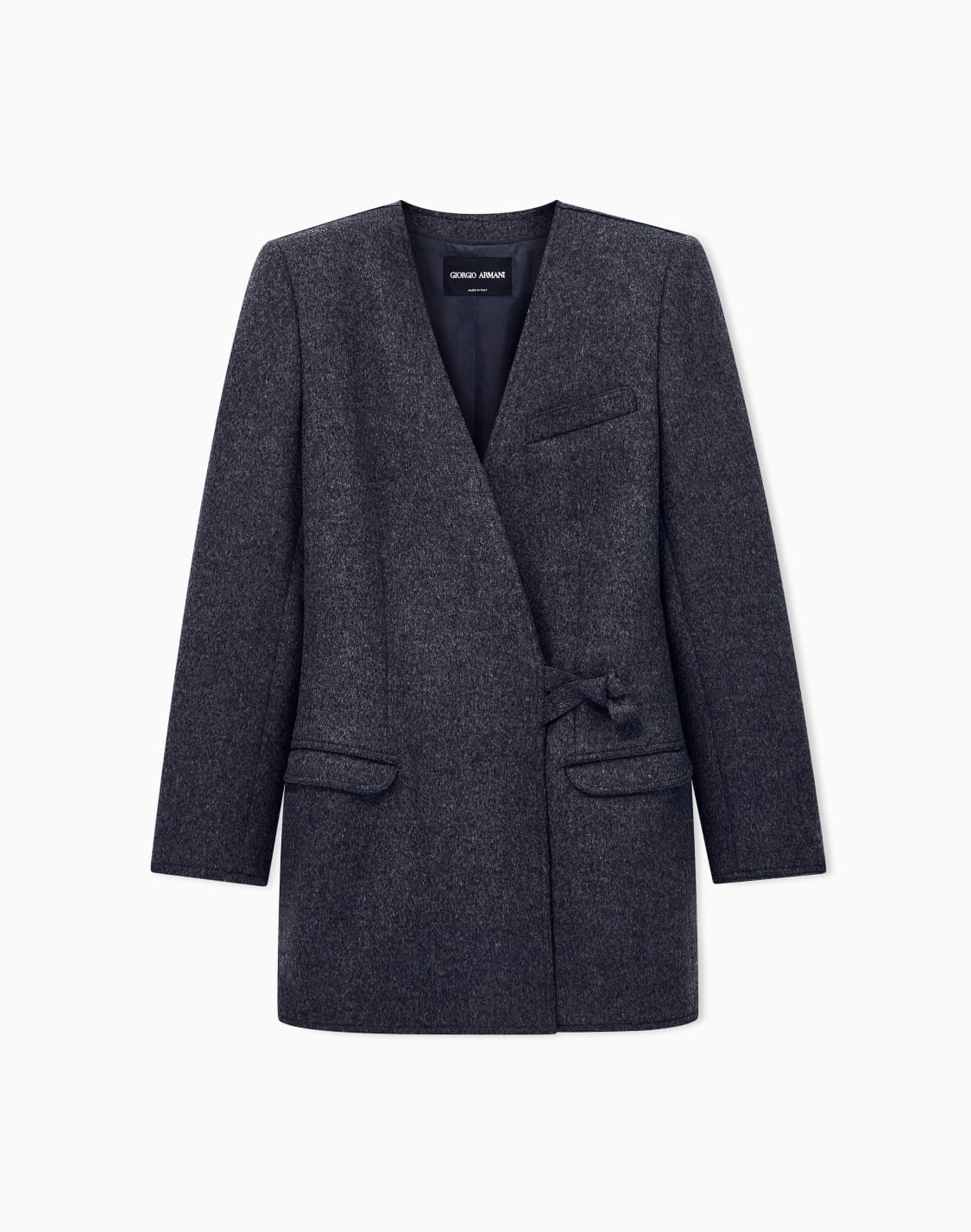 blazer-de-franela-de-lana-con-escote-en-v-y-nudo-lateral-gris--giorgio-armani