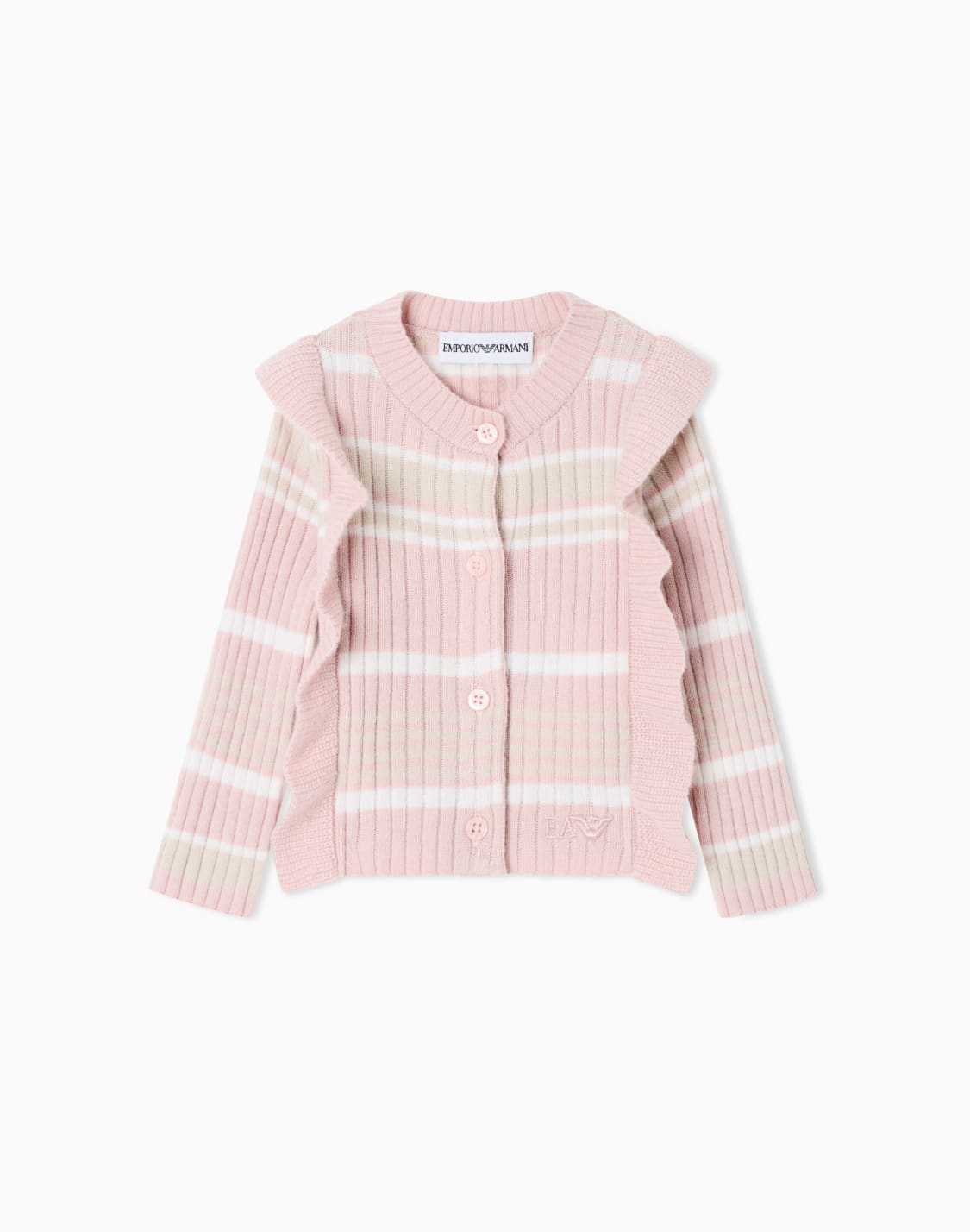 ribbed-knit-baby-cardigan-with-stripes-and-shoulder-ruffles-patterned--emporio-armani