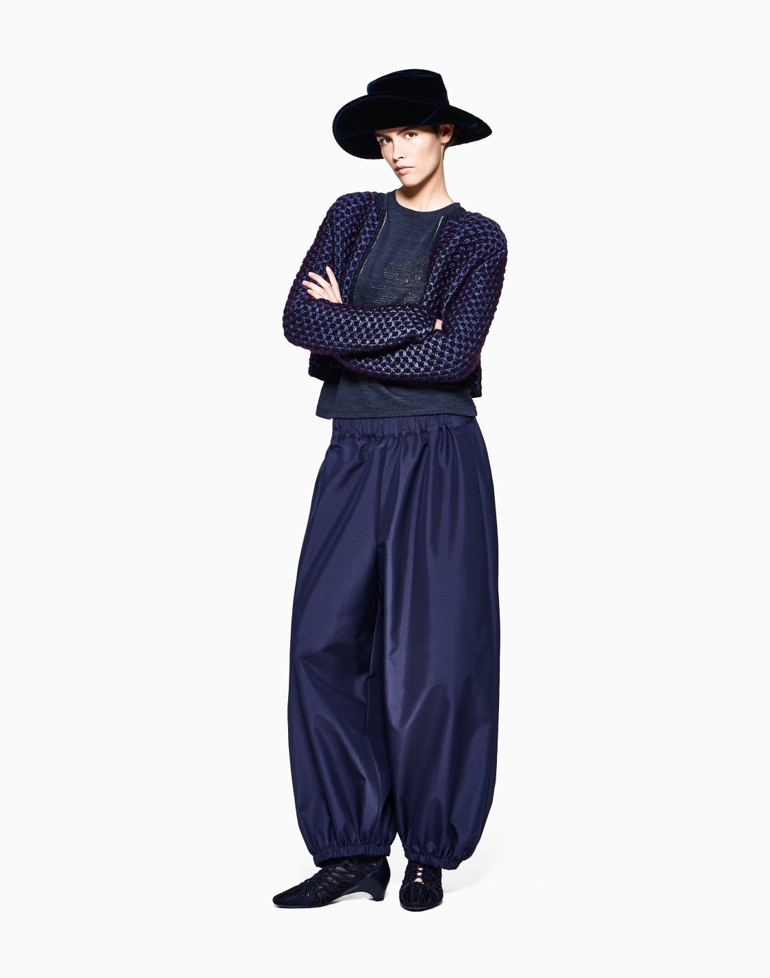 blazer-jackets-full-zip-braided-knit-in-silk-and-mohair-navy-blue--giorgio-armani