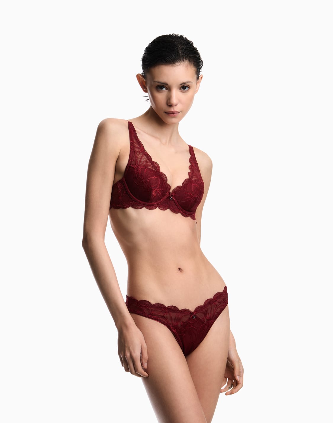floral-lace-brazilian-thong-with-scalloped-edges-and-a-jewel-red--emporio-armani