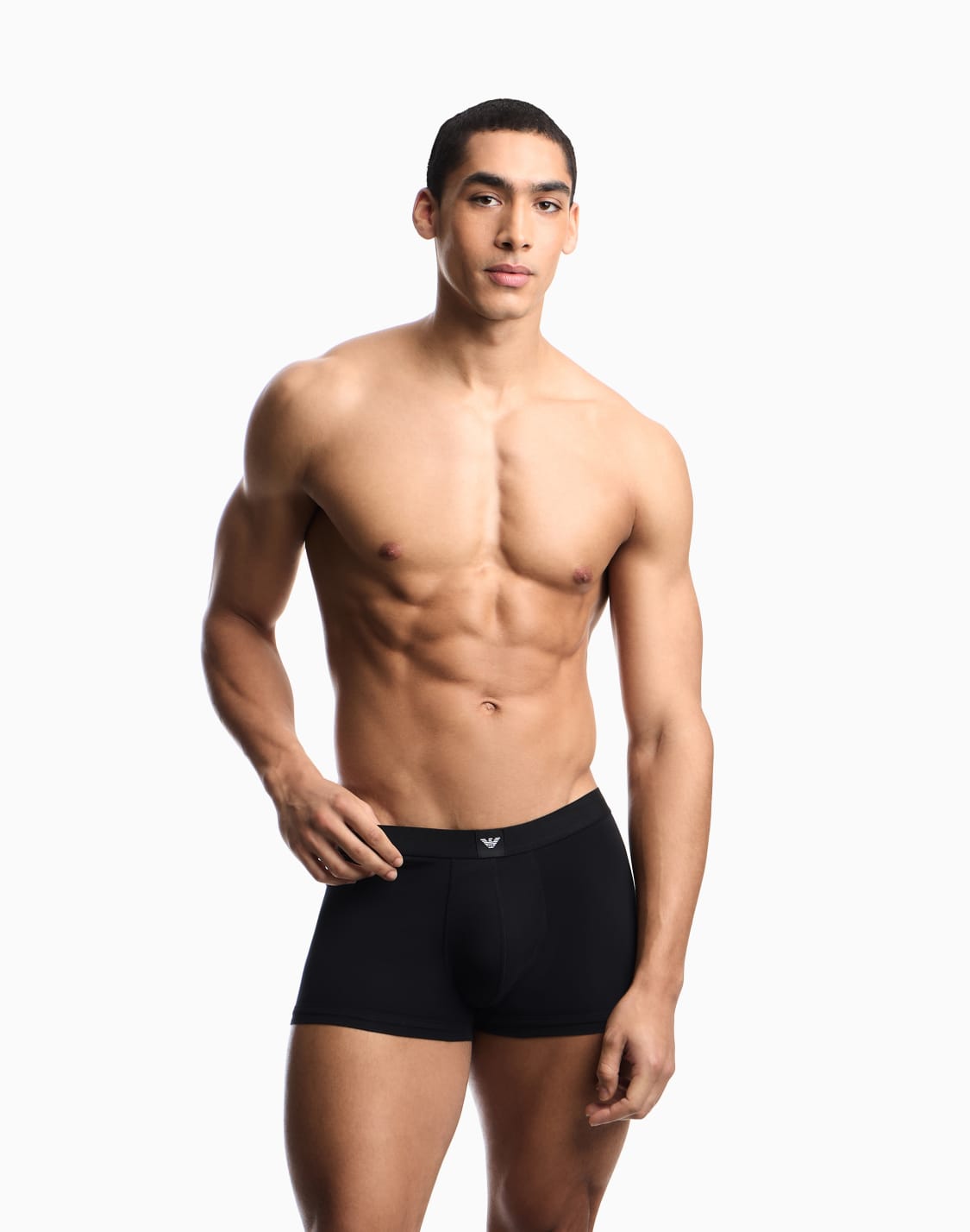 three-pack-of-cotton-trunks-with-a-logo-label-waistband-black--emporio-armani