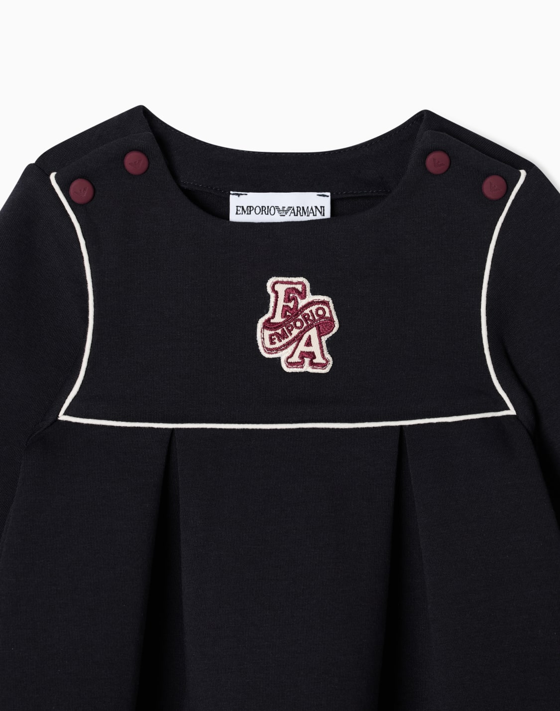 cotton-double-jersey-dress-with-pleats-and-embroidered-logo-navy-blue--emporio-armani