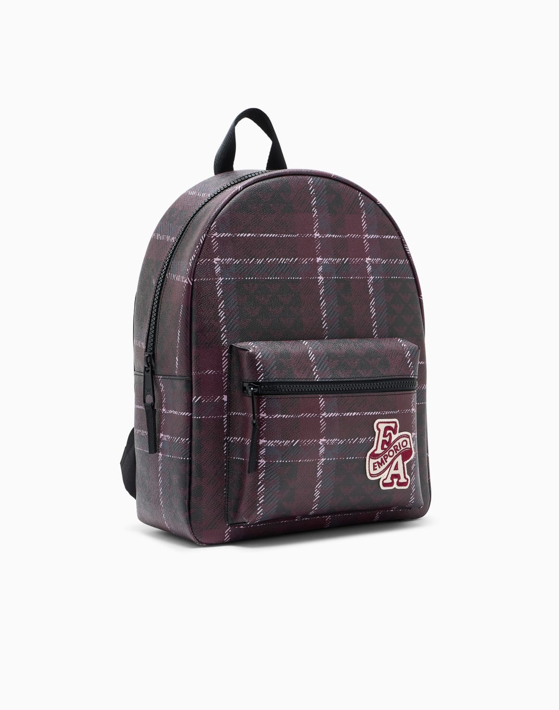 backpack-with-an-all-over-eagle-pattern-and-front-zip-pocket-burgundy--emporio-armani