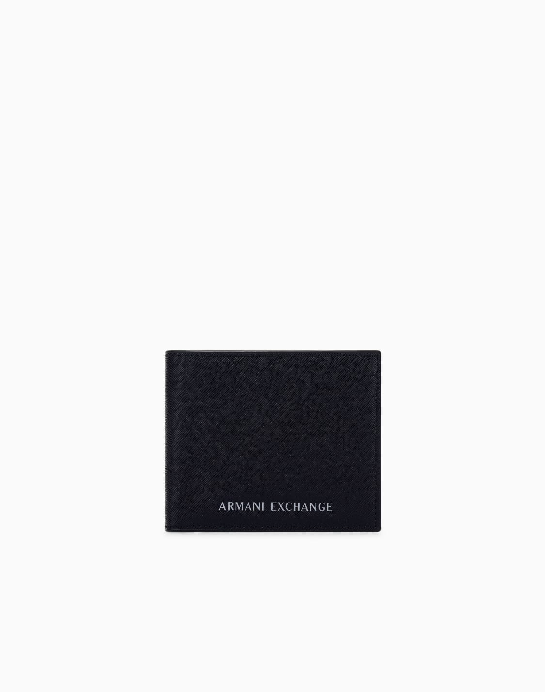 cartera-plegable-con-monedero-y-acabado-texturizado-negro--armani-exchange