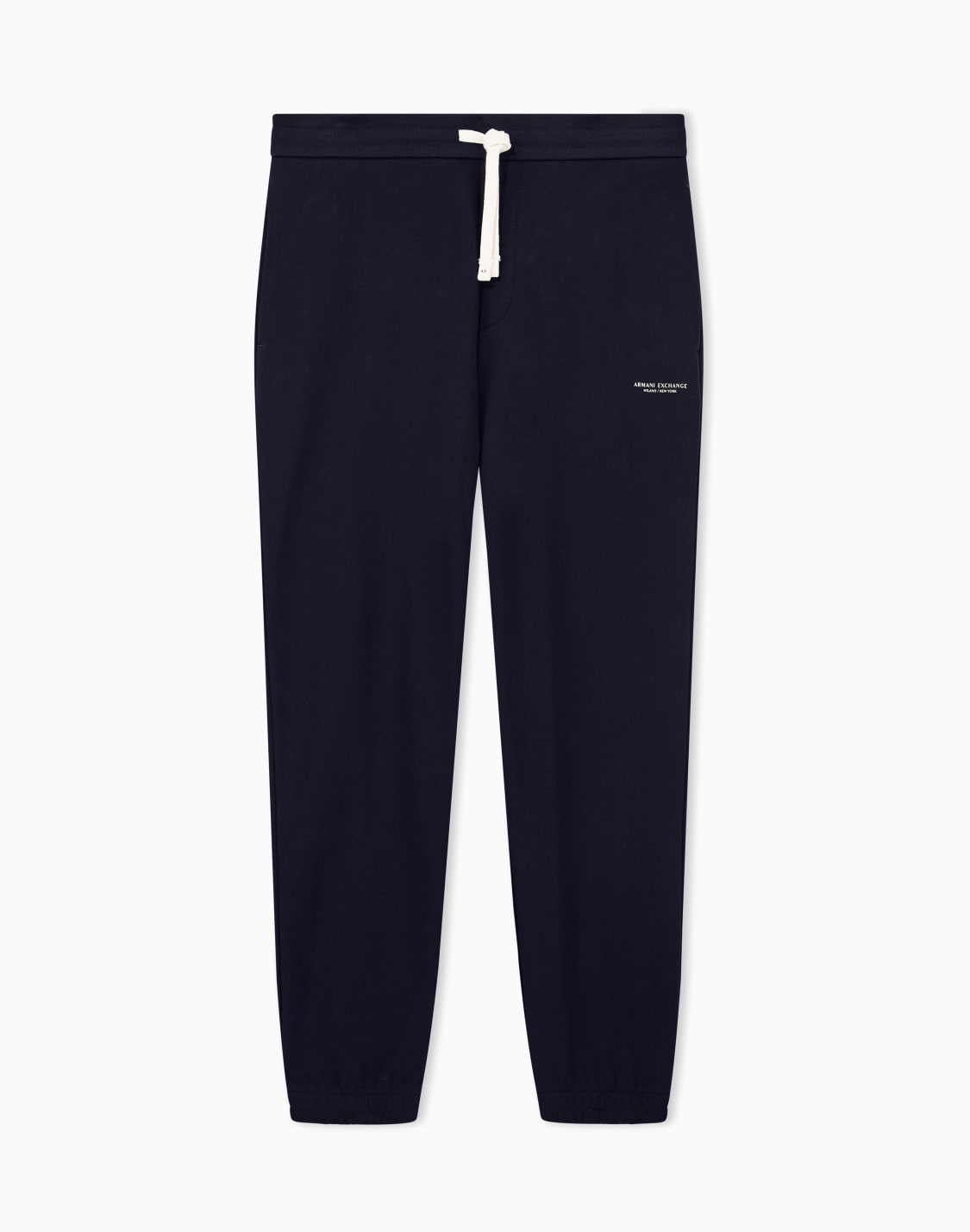 regular-fit-trousers-in-cotton-french-terry-with-rib-trim-navy-blue--armani-exchange