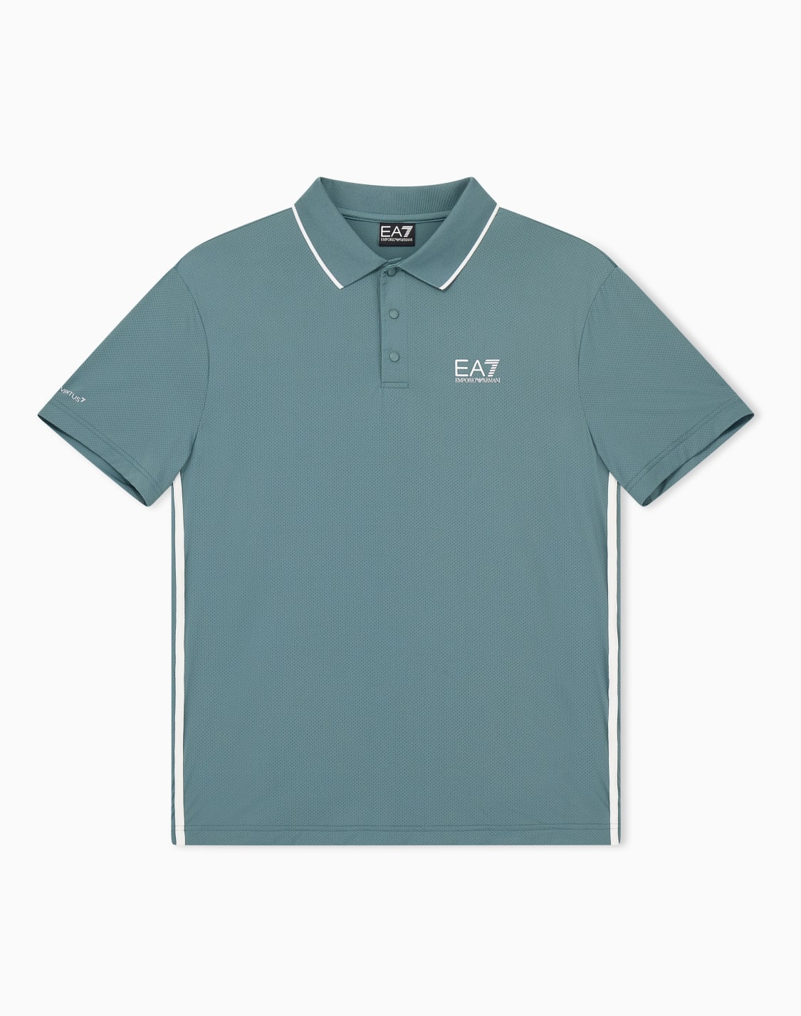 polo-tennis-pro-manches-courtes-et-dtails-contrastants-vert--ea7
