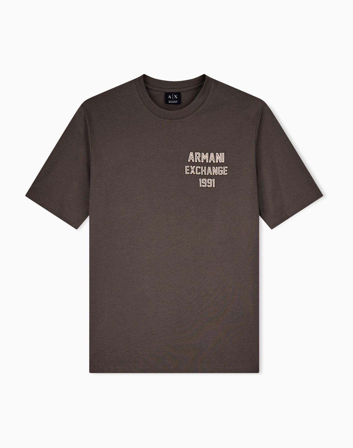 regular-t-shirt-in-cotton-jersey-brown--armani-exchange