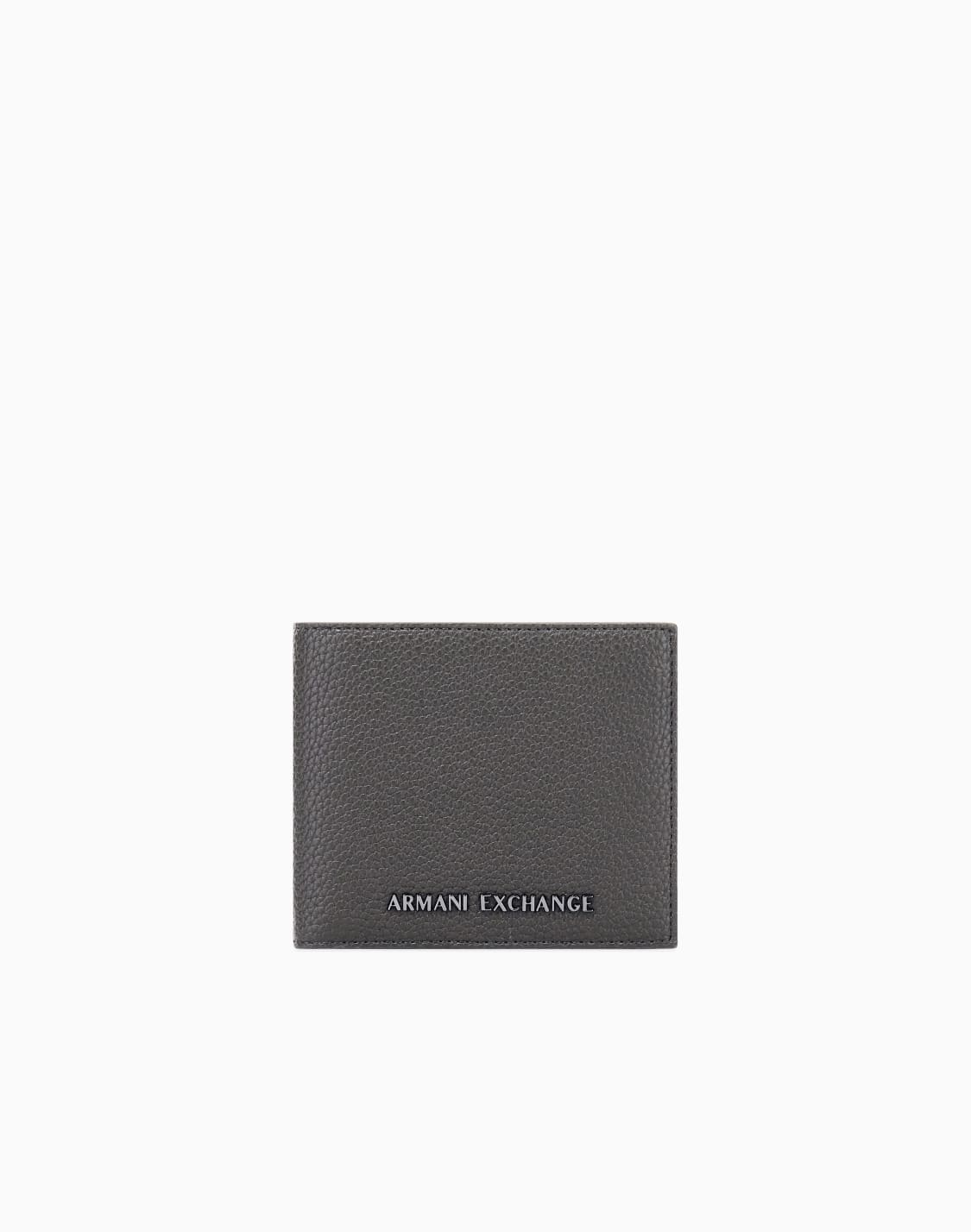 cartera-plegable-con-acabado-texturizado-y-tarjetero-marrn--armani-exchange