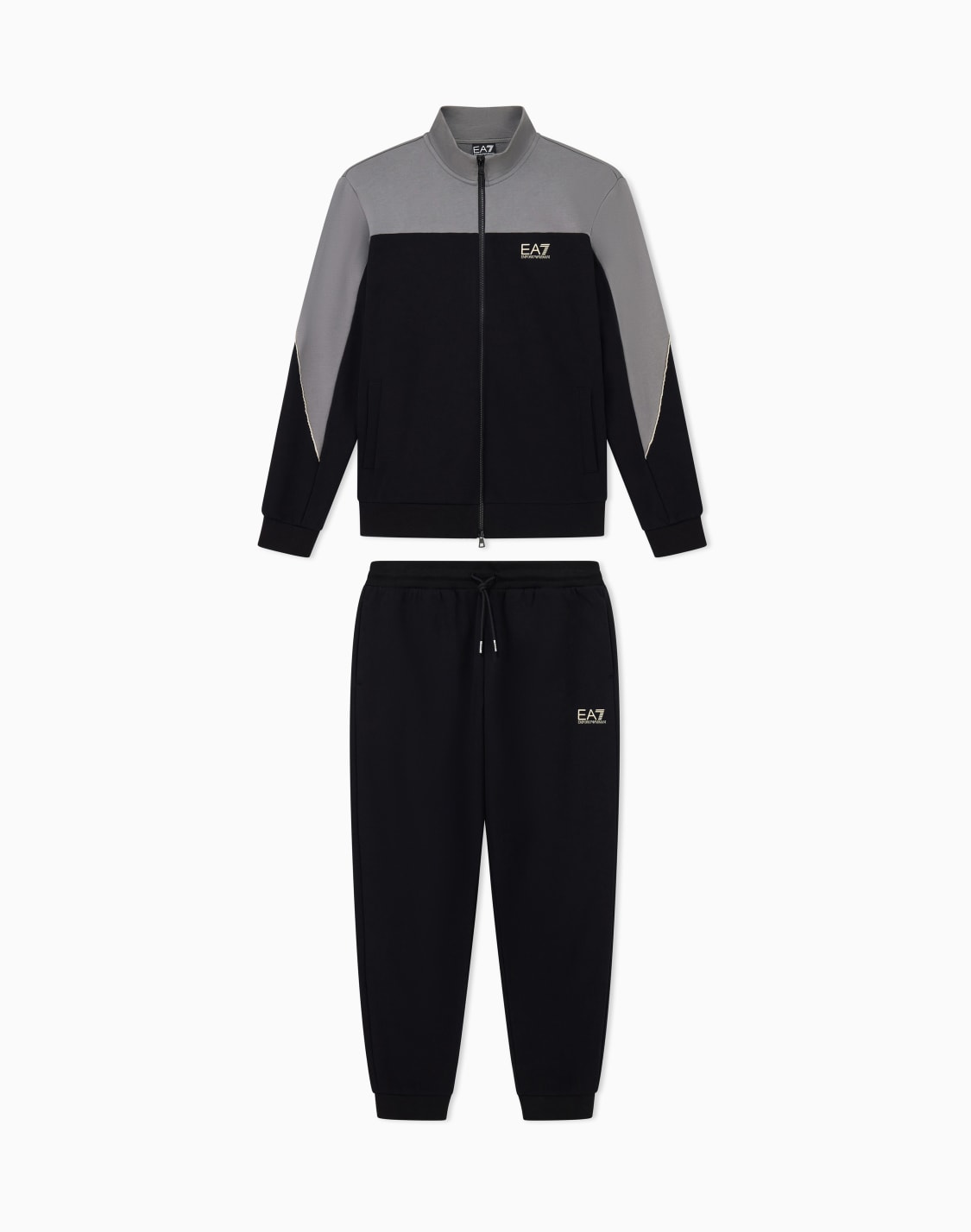 tracksuit-regular-fit-in-cotton-jersey-with-ribbed-details-black--ea7