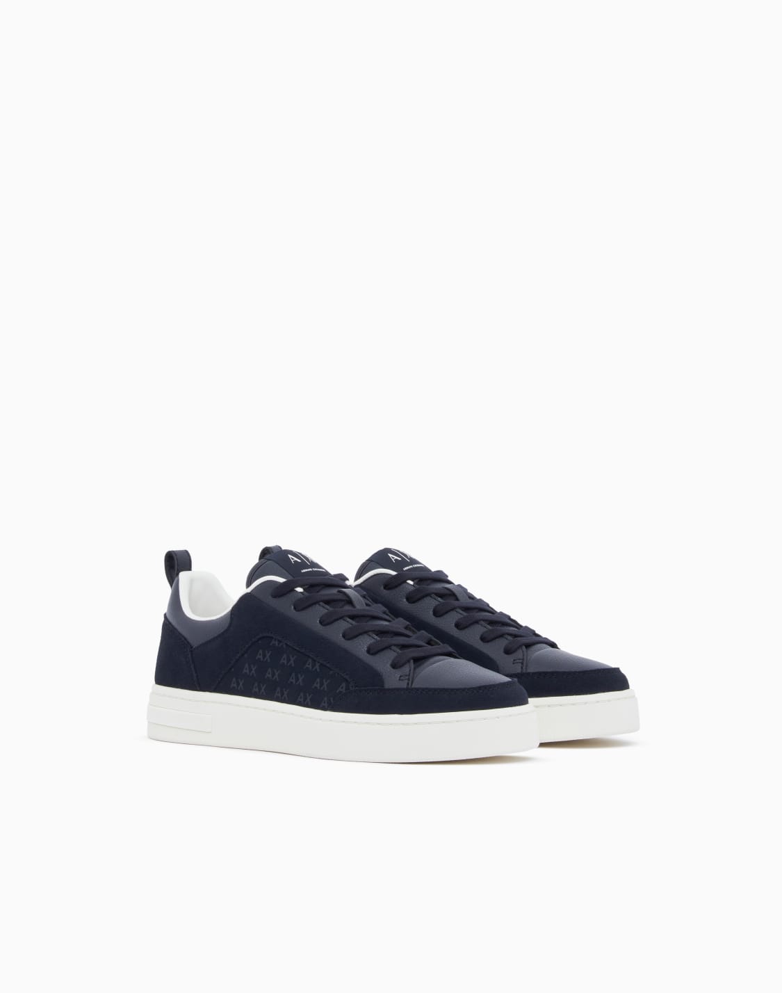 sneakers-in-suede-with-all-over-logo-and-rubber-sole-navy-blue--armani-exchange