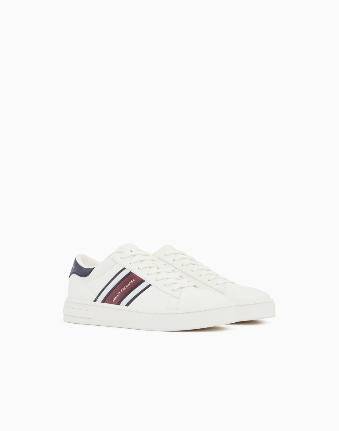 sneakers-with-webbing-and-rubber-sole-white--armani-exchange