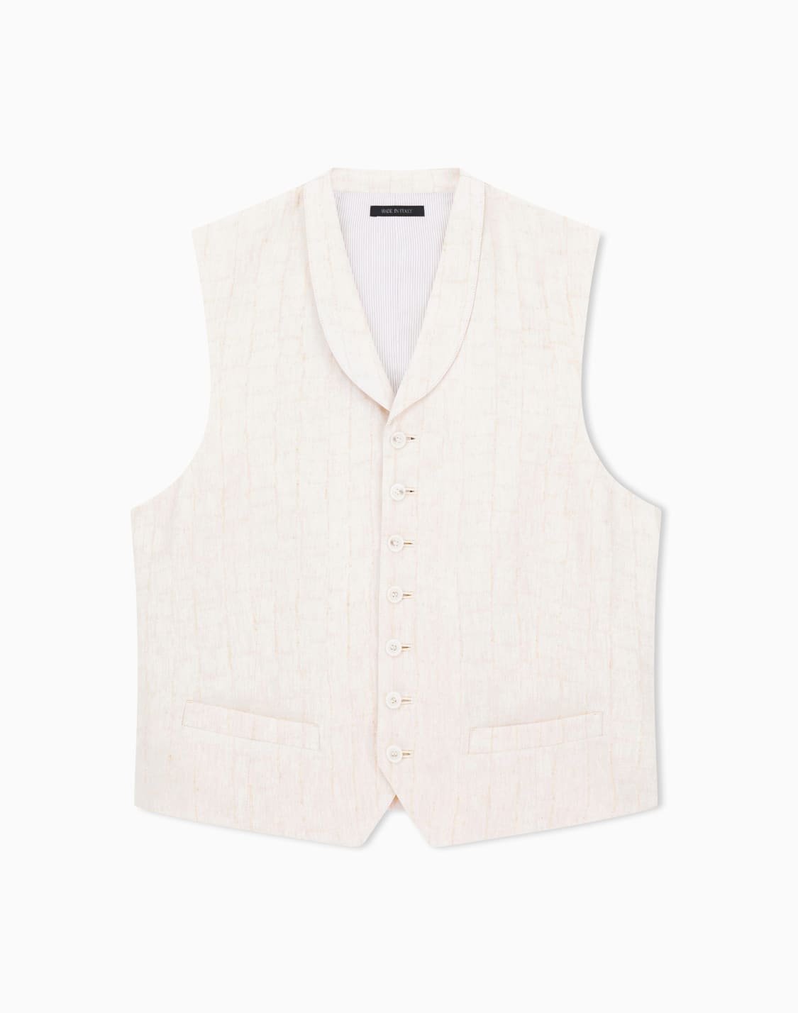 シングルブレスト-ウエストコト-ビスコスリネン-ジャカド-ベジュ--giorgio-armani