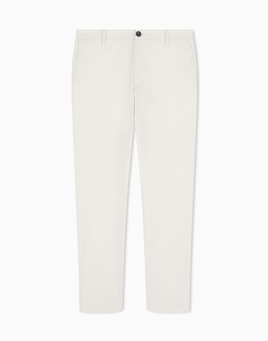 stretch-chinos-in-cotton-satin-white--armani-exchange