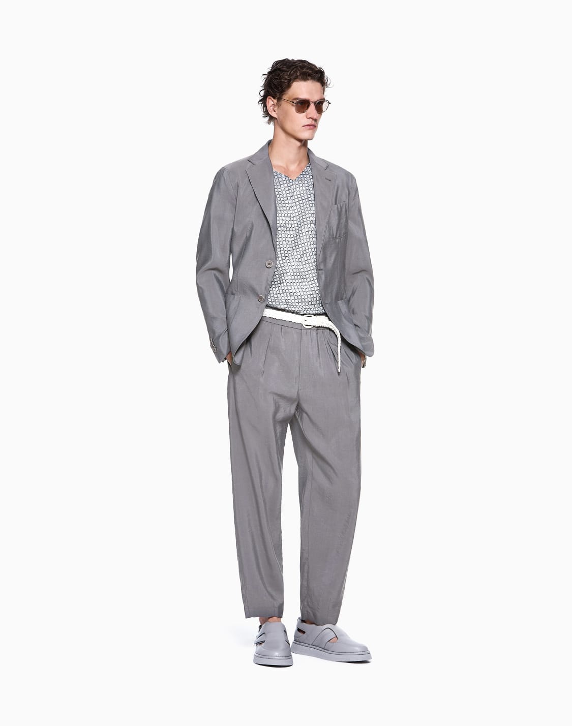 asv-シングルタックパンツ-シルク混紡-ウォッシュ加工-グレ--giorgio-armani